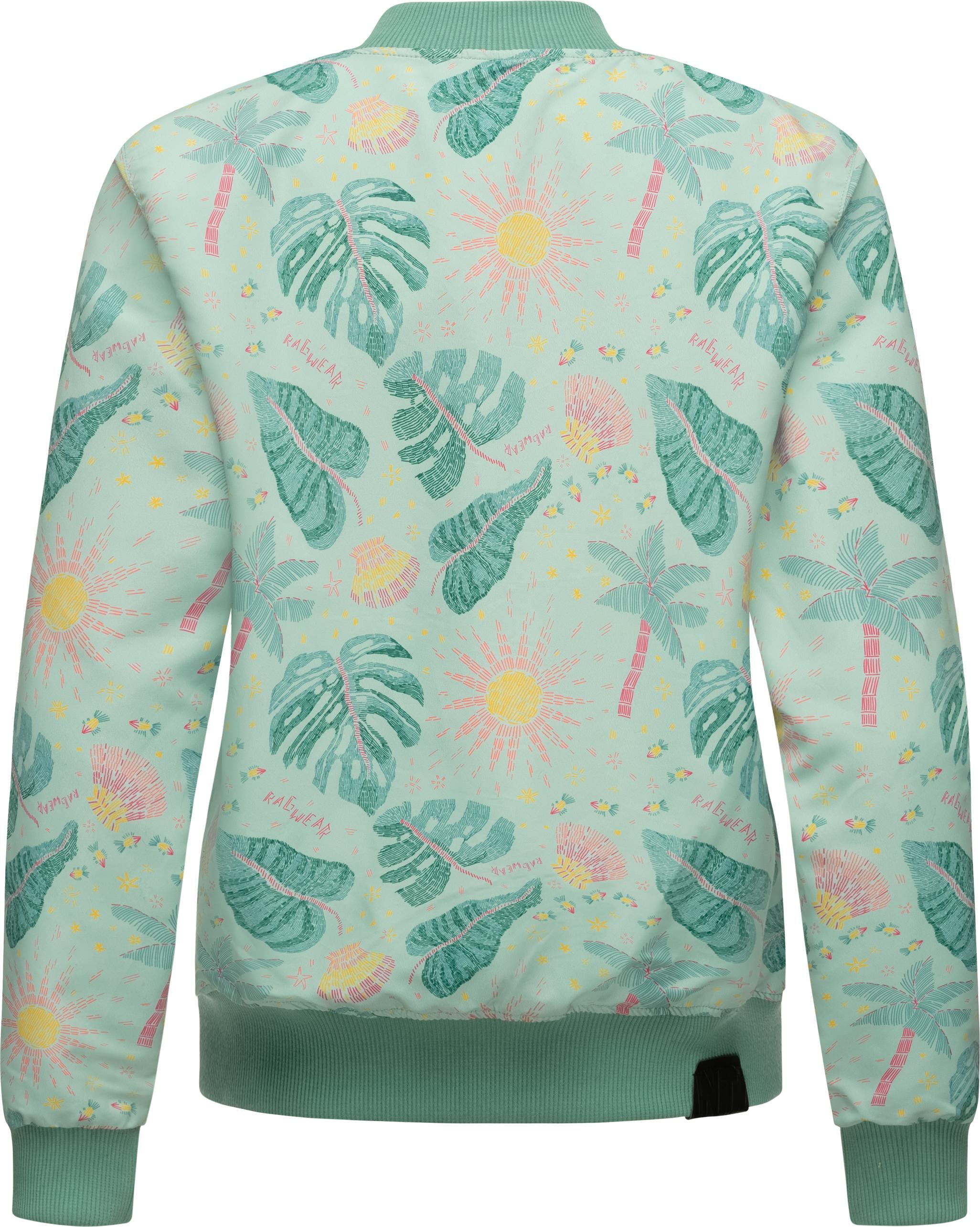 Ragwear Wendejacke »Joom«, ohne Kapuze, modische 2-in-1-Jacke mit Alloverprint und unifarbener Seite