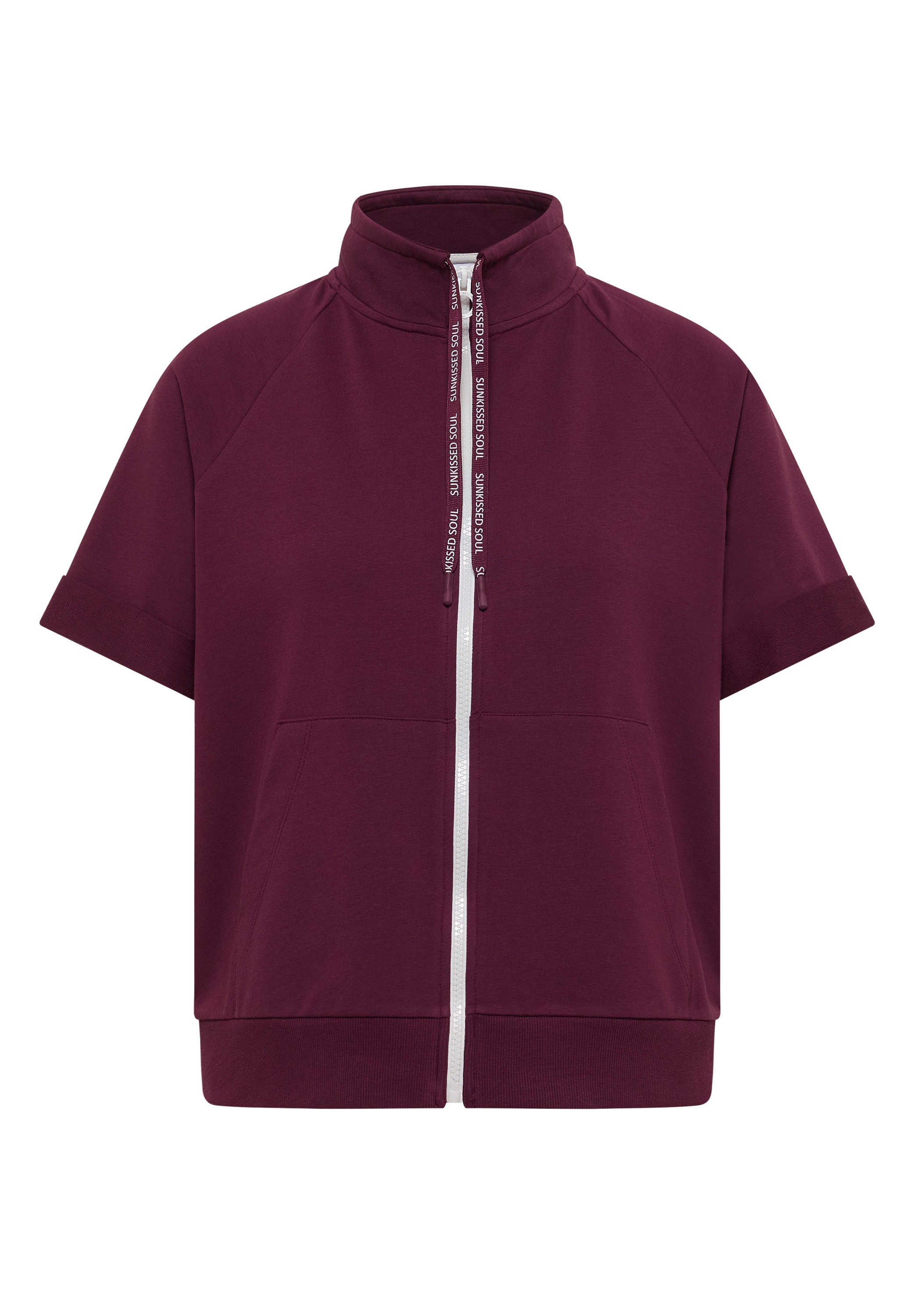 Cecil Sweatjacke mit Stehkragen