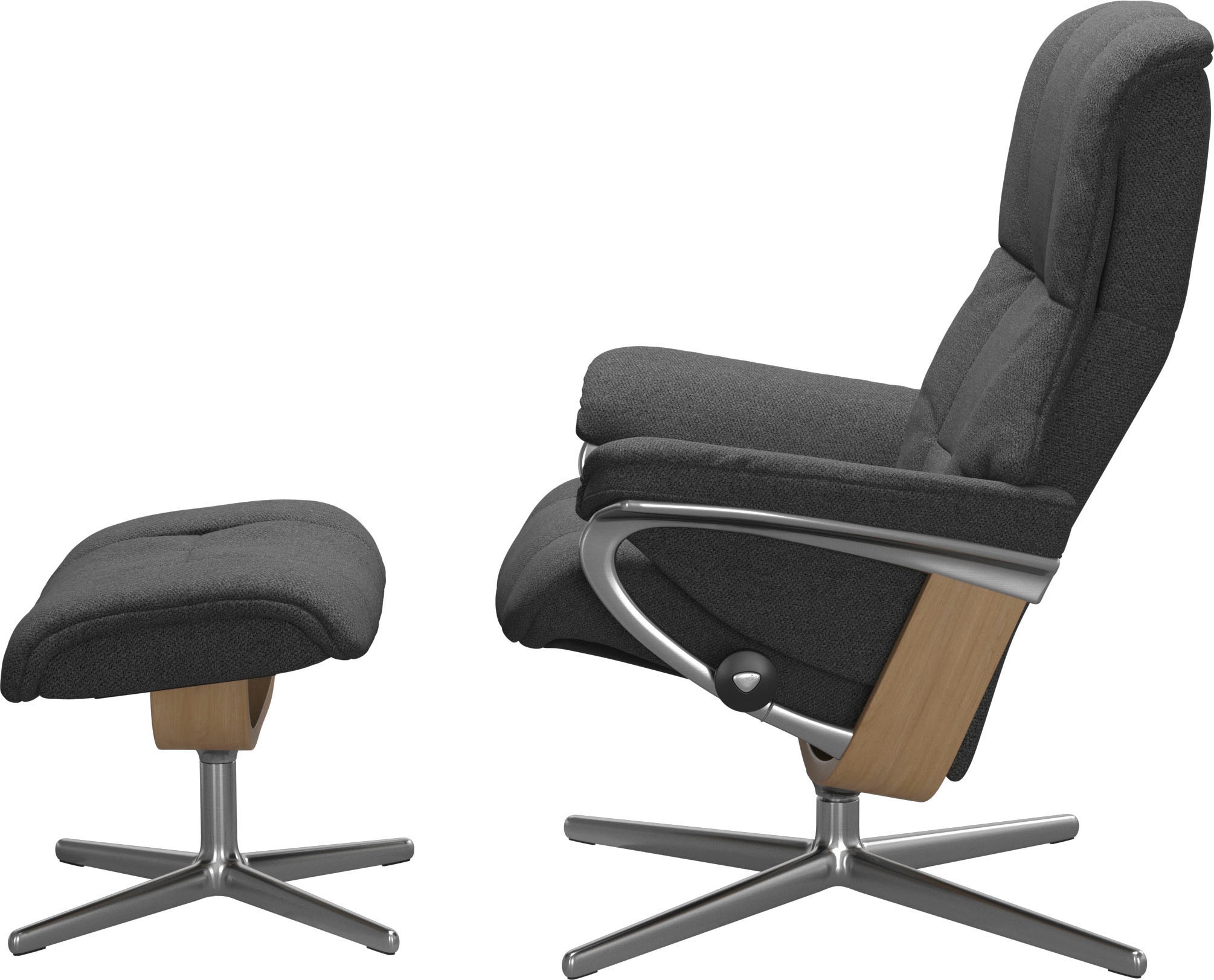 Stressless® Relaxsessel »Mayfair«, mit Cross Base, Größe S, M & L, Holzakzent Eiche