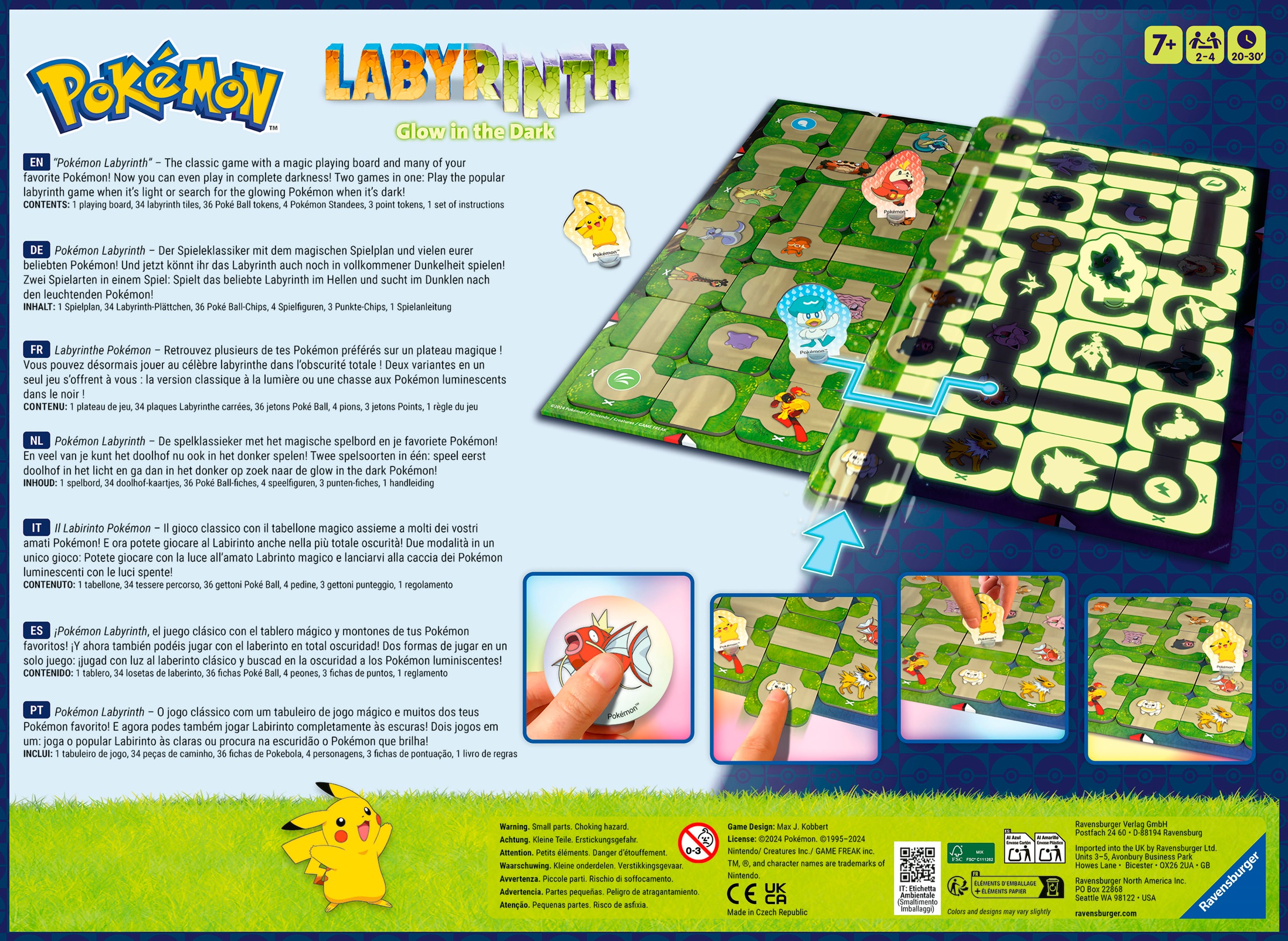 Ravensburger Spiel »Pokémon Labyrinth Glow in the Dark«, Made in Europe