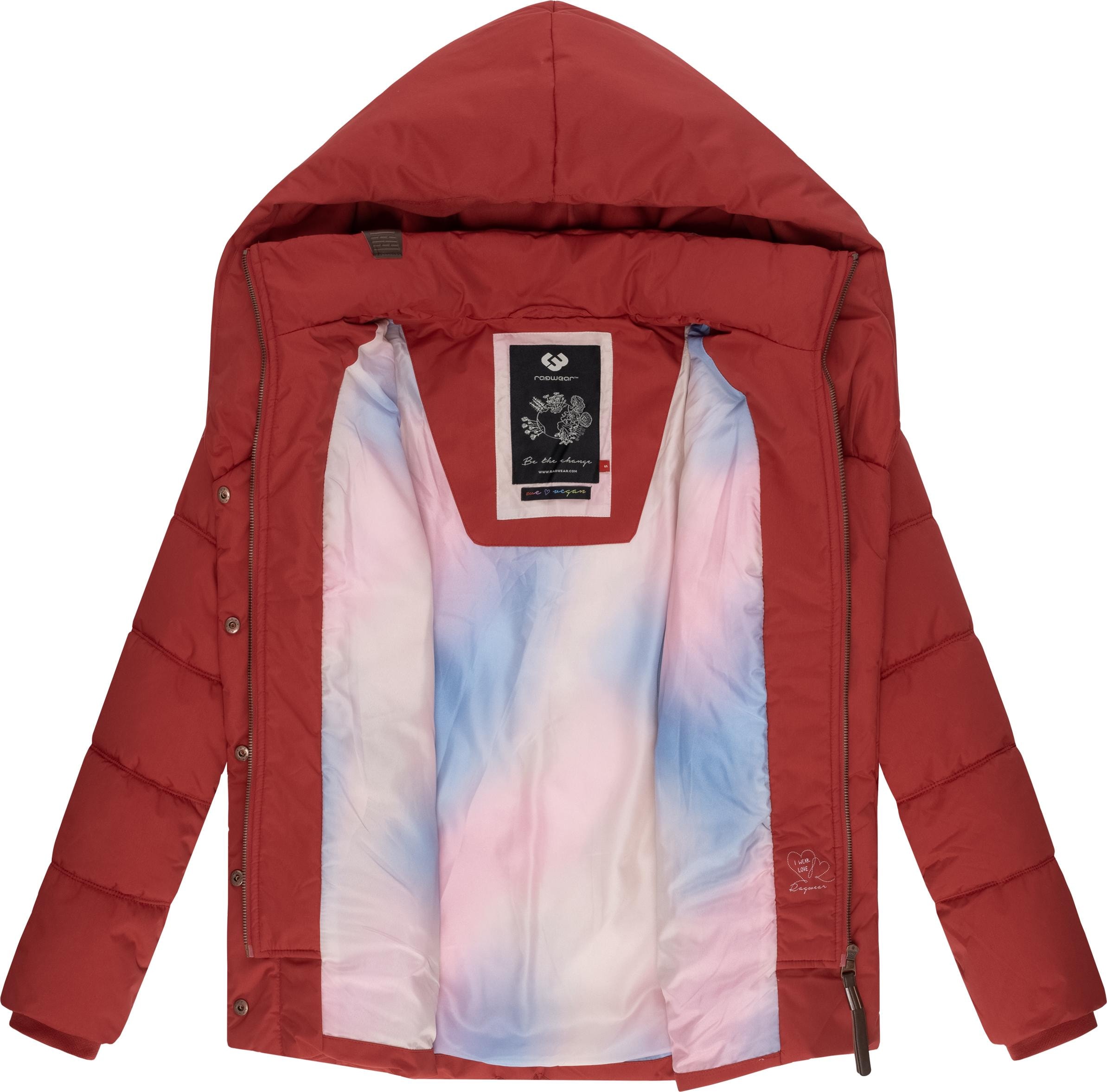 Ragwear Anorak »Natesa Intl.«, mit Kapuze, stylische Winterjacke mit V-Steppung und Kapuze