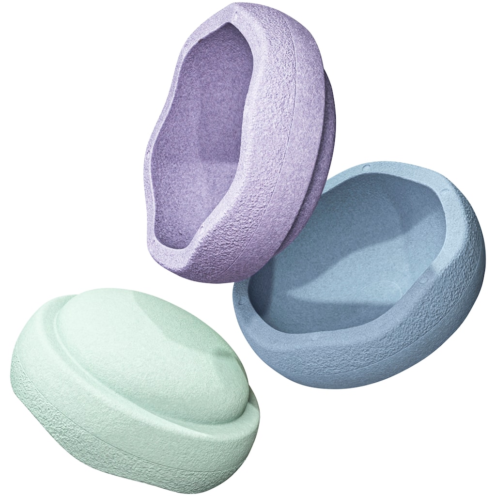 Stapelstein Balancetrainer »Original cool pastel«, (Set, 3 tlg.)