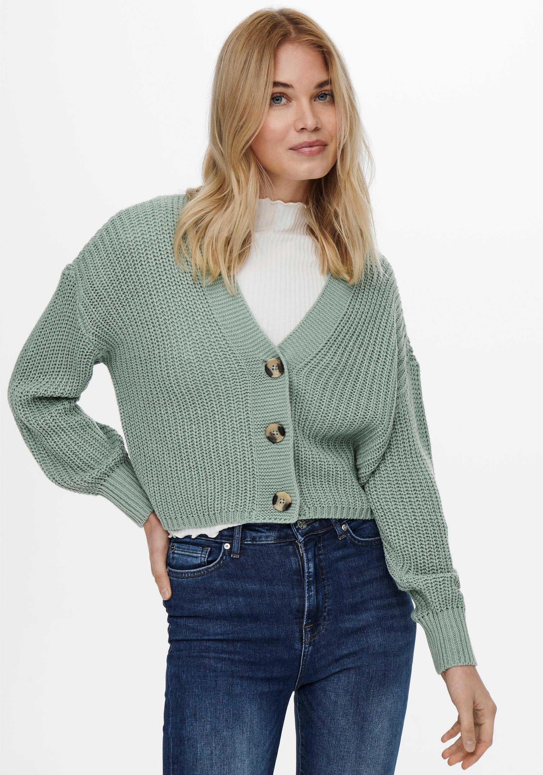 ONLY Strickjacke "ONLCAROL NICE L/S CARDIGAN KNT NOOS" Kunstfaser, regular günstig online kaufen