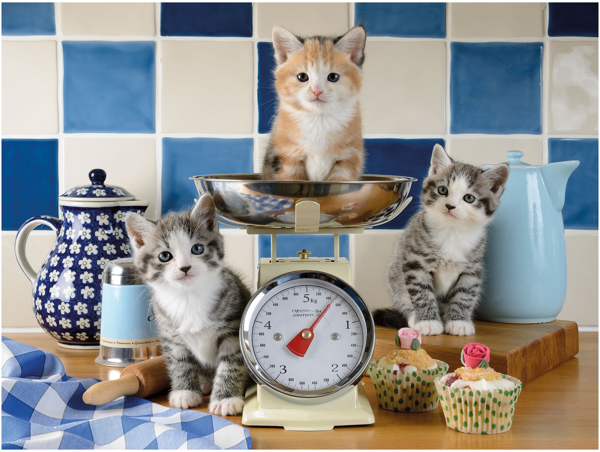 Ravensburger Puzzle »Kätzchen in der Küche« Made in Germany