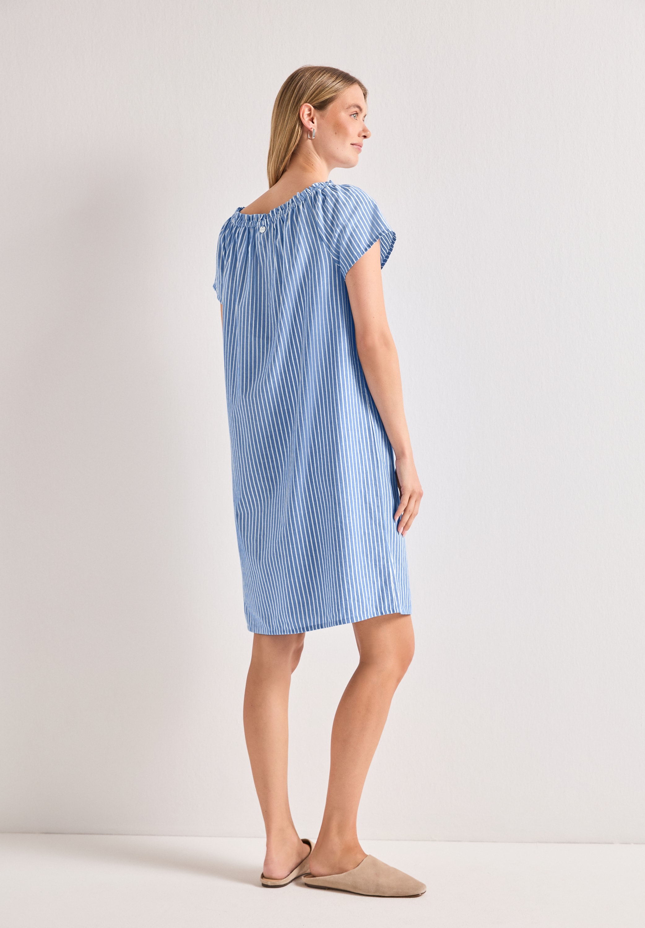 STREET ONE Sommerkleid Ohne Taschen im Streifendesign