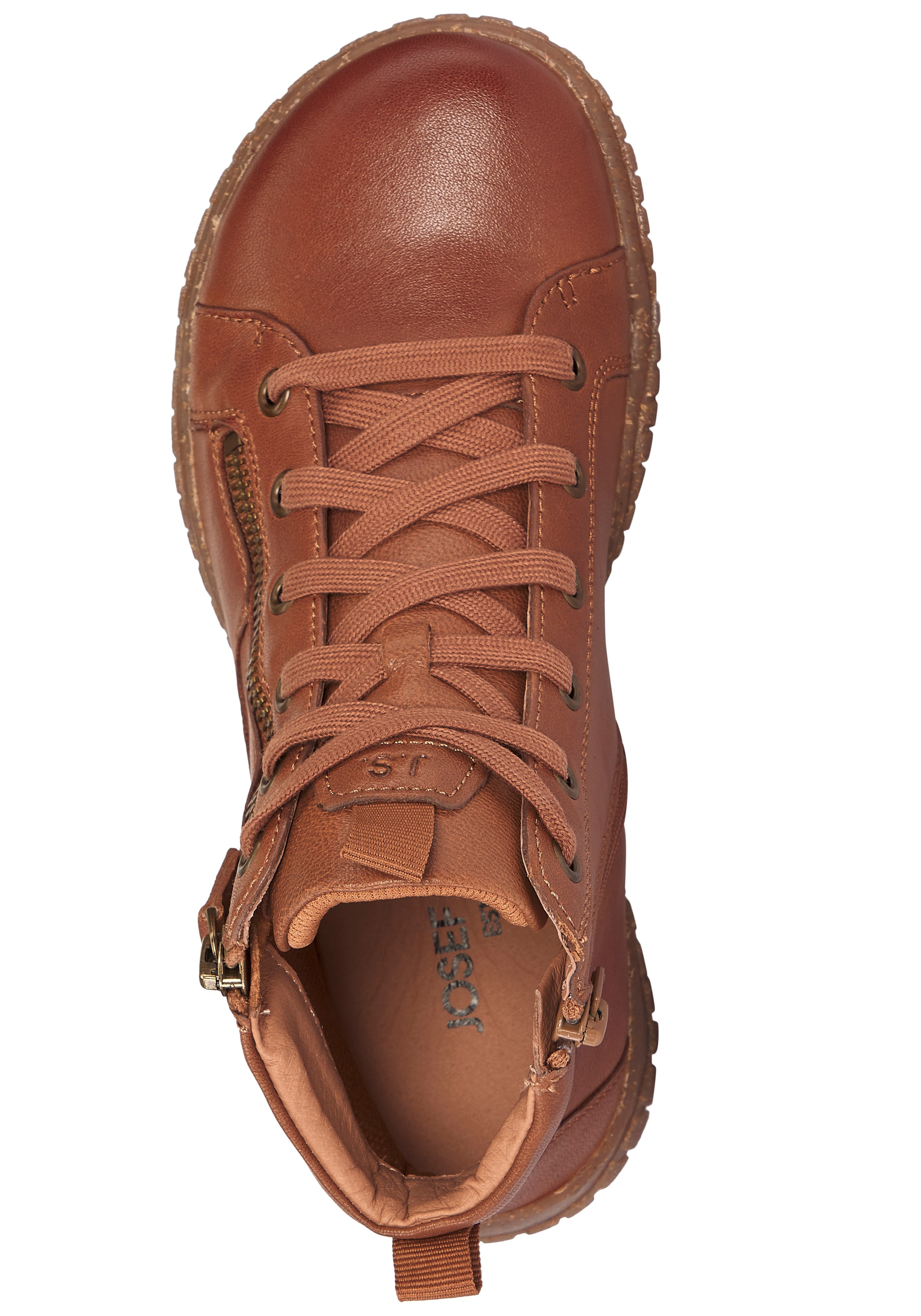 Josef Seibel Barfußschuh »Wynona 15«  Schnürboots mit zwei Reißverschlüssen, Weite G (=weit)
