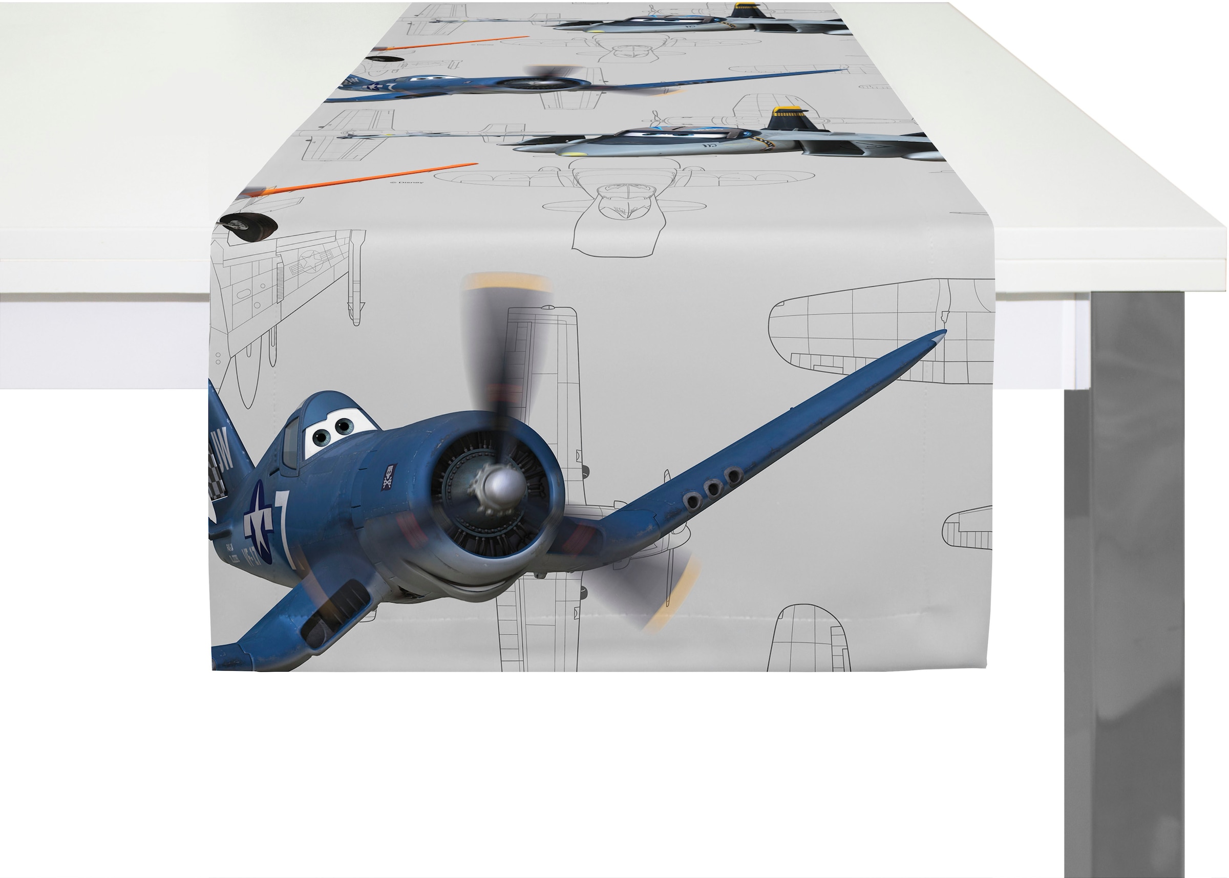 Wirth Tischläufer "Planes Echo" Disney günstig online kaufen