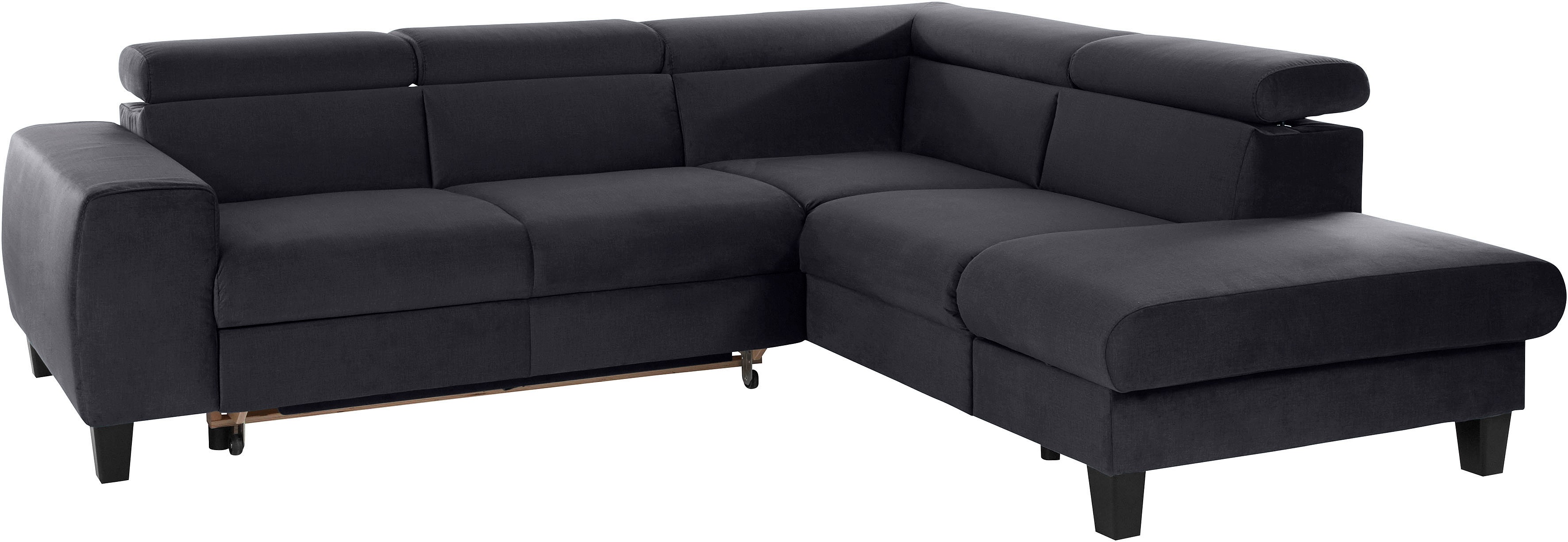 Thumbnail - COTTA Ecksofa "Morven L-Form mit Kopfteilverstellung", wahlweise mit Bettfunktion, Bettkasten & Wireless-Charger