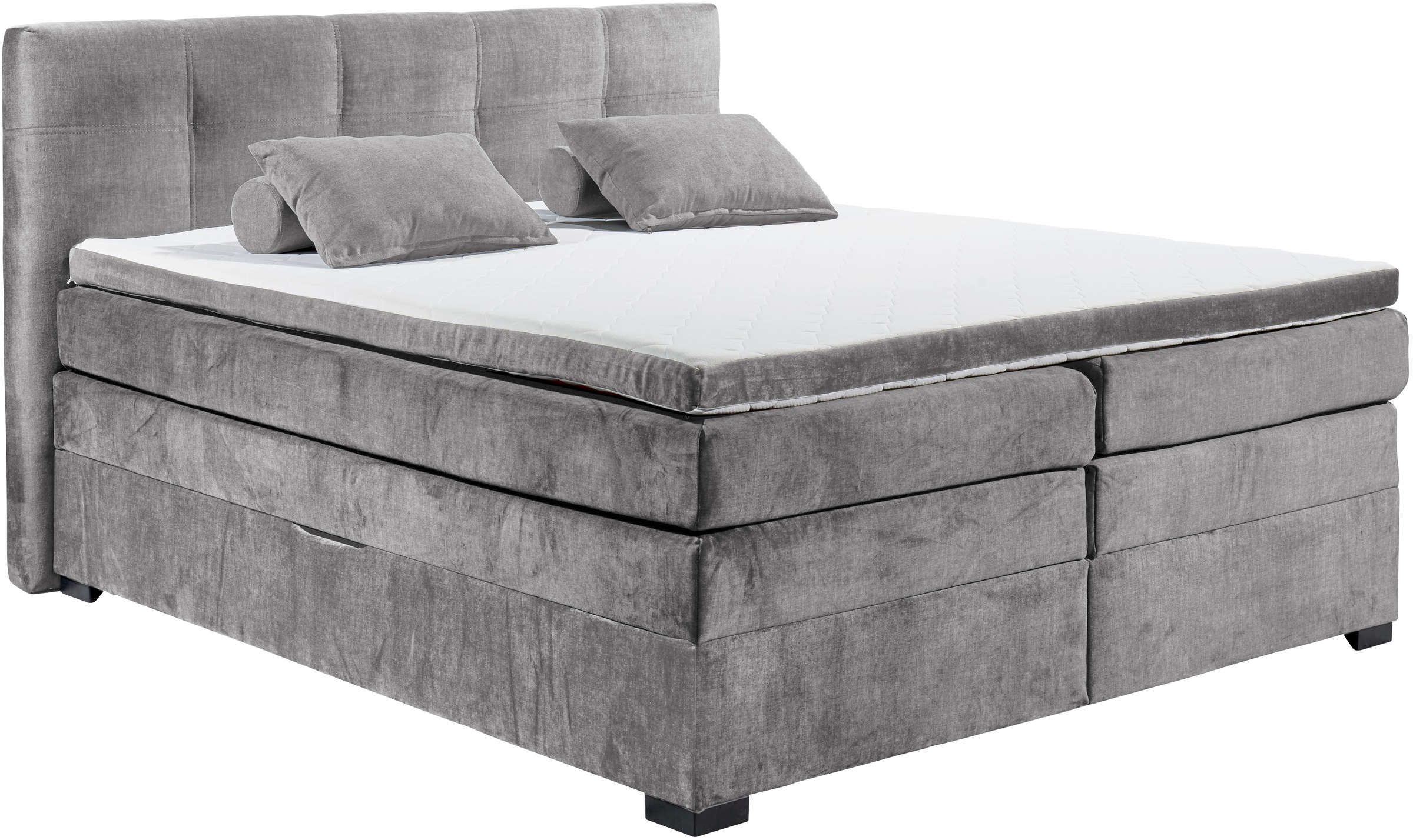 ED EXCITING DESIGN Boxspringbett "Fanes mit Komforteinstiegshöhe von 73cm", günstig online kaufen