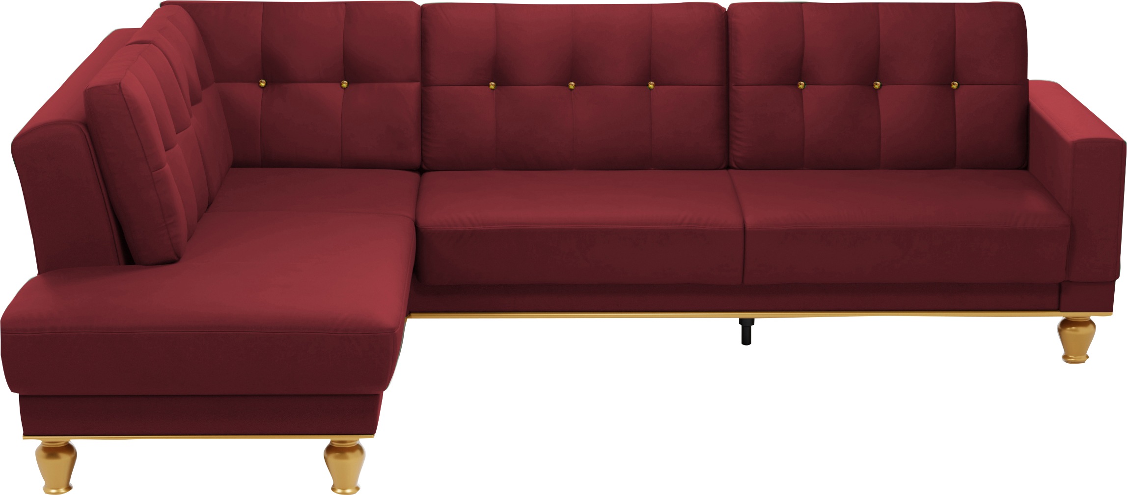 sit&more Ecksofa "Orient 5 L-Form", mit Strass-Stein, wahlweise mit Bettfun günstig online kaufen