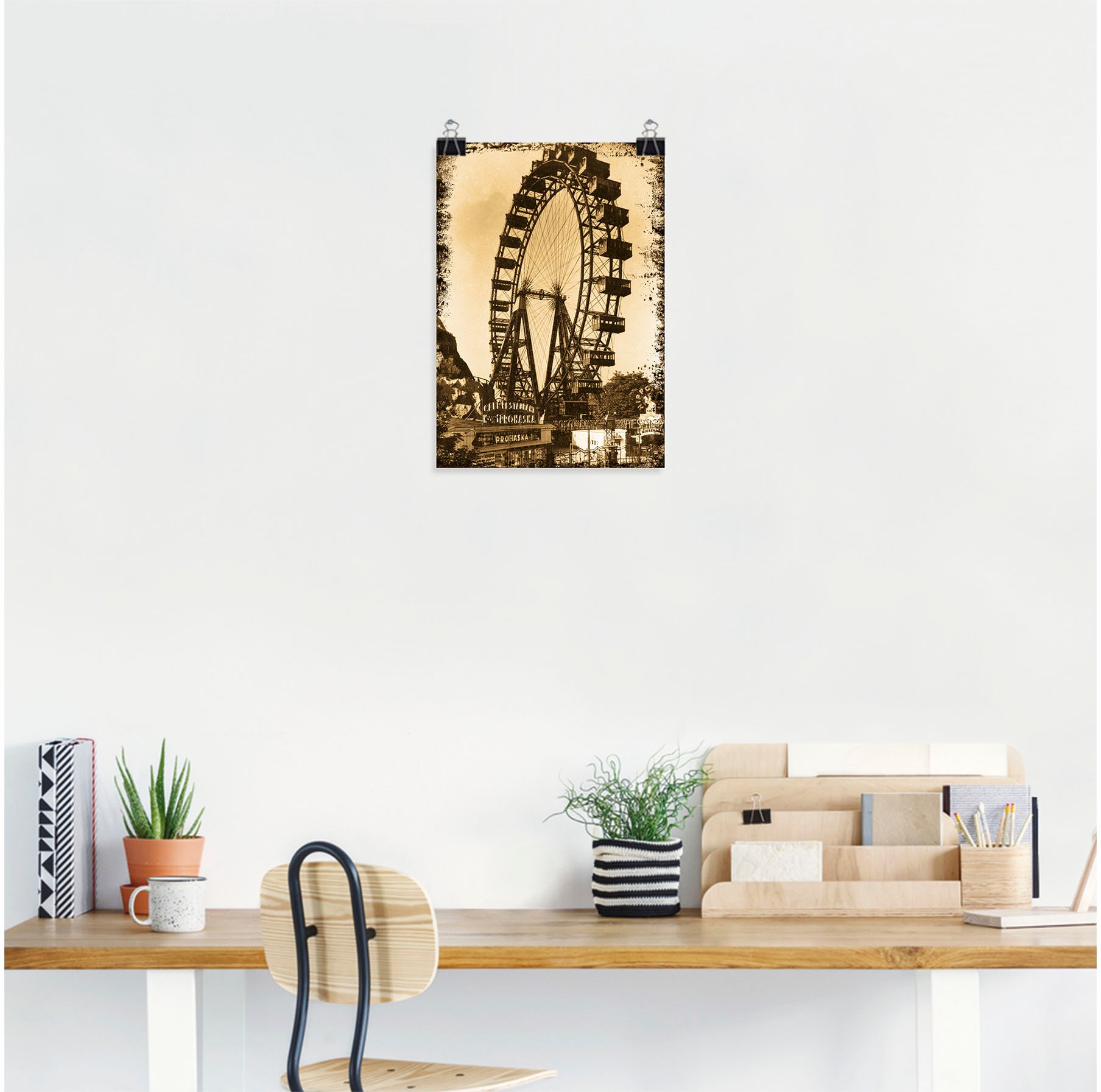 Artland Wandbild "Wien - Prater", Gebäude, (1 St.), als Leinwandbild, Poste günstig online kaufen