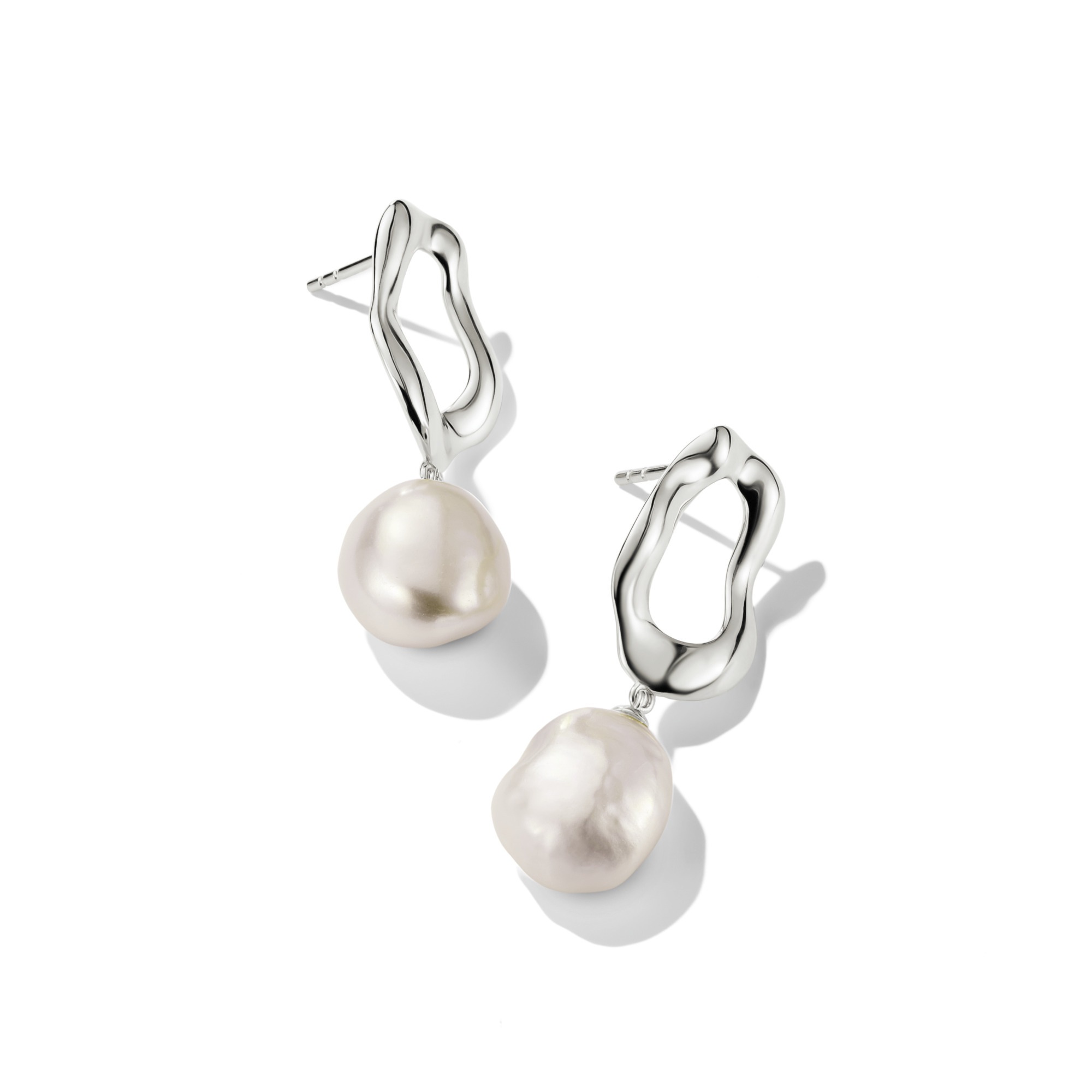THOMAS SABO Paar Ohrstecker »Natural Beauty Ohrringe mit Perlen,Bold Elegance,H2322-082-14,-430-14«, mit Süßwasserzuchtperle