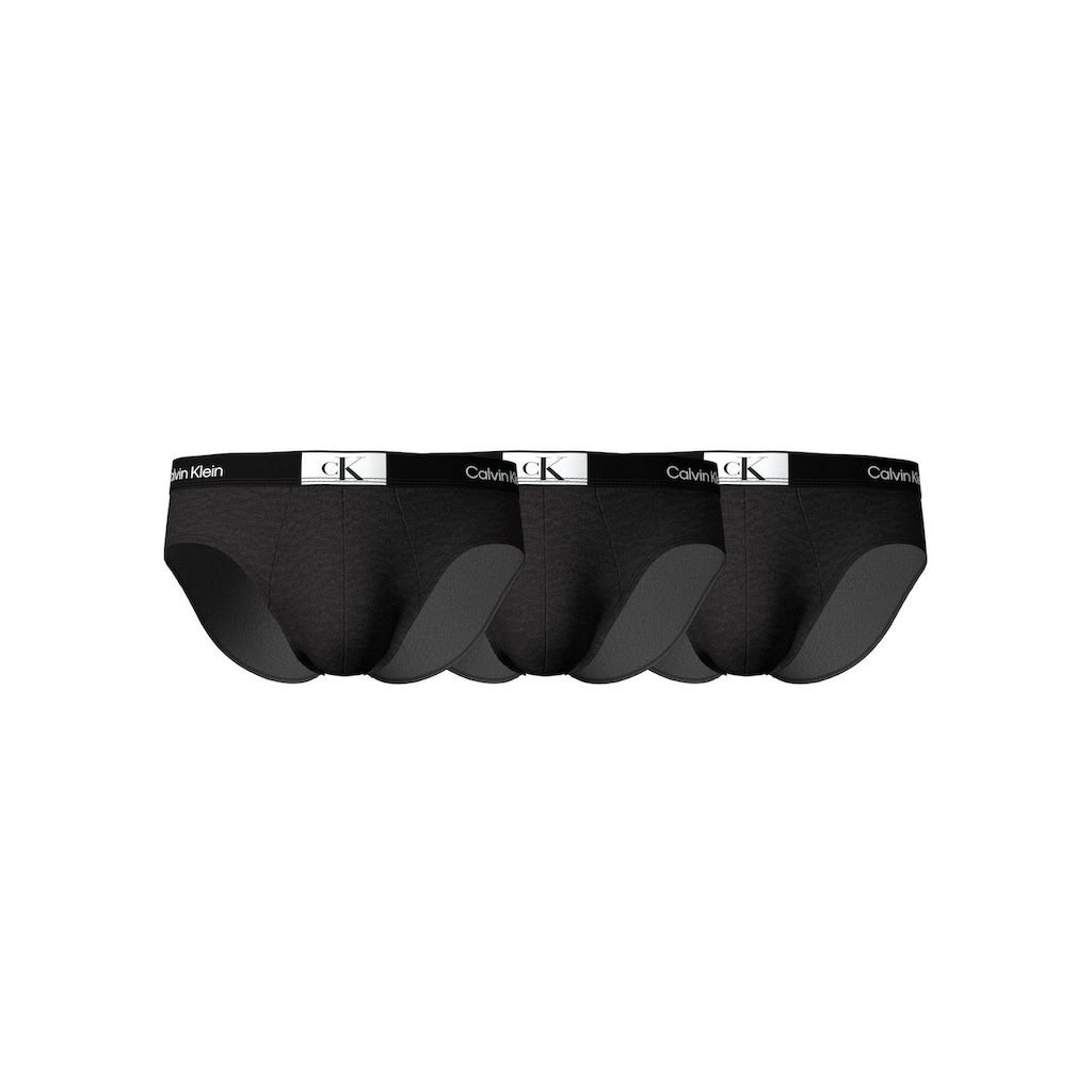 Calvin Klein Slip »HIP BRIEF 3PK« (Packung 3er-Pack) mit Calvin Klein Logo-Elastikbund Calvin Klein Slip »HIP BRIEF 3PK« (Packung 3er-Pack) mit Calvin Klein Logo-Elastikbund