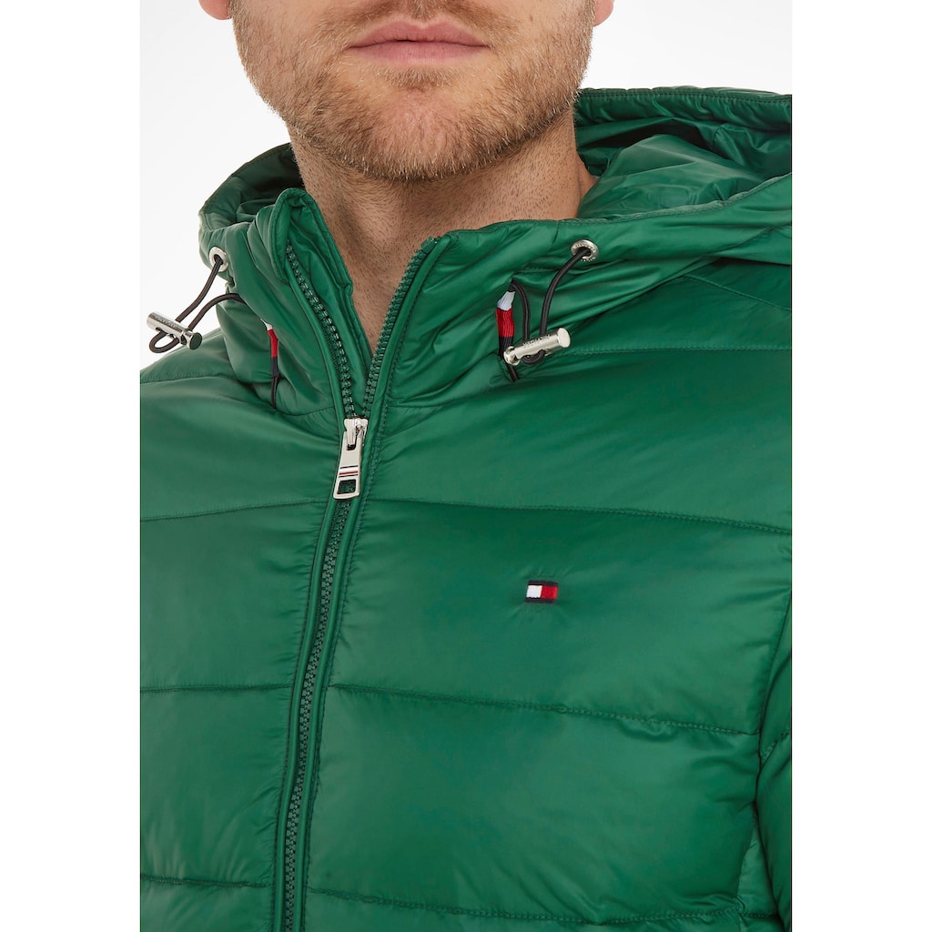 Tommy Hilfiger Steppjacke »QUILTED HOODED JACKET«, mit Kapuze