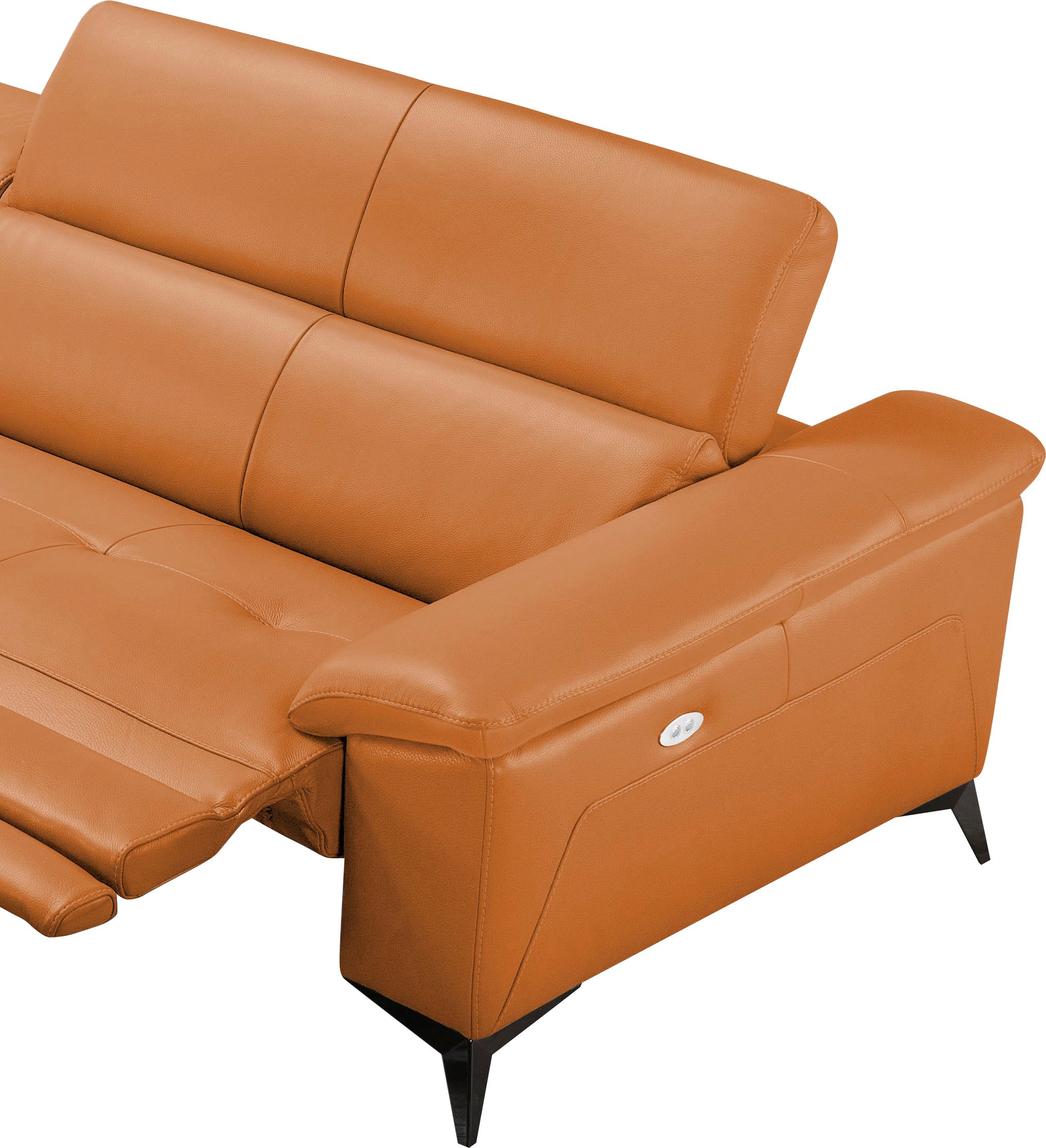 Egoitaliano Ecksofa "Martine", mit Ottomane, elektrischer Relaxfunktion und günstig online kaufen