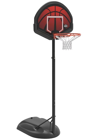 Basketballkorb »Alabama«, höhenverstellbar schwarz/rot
