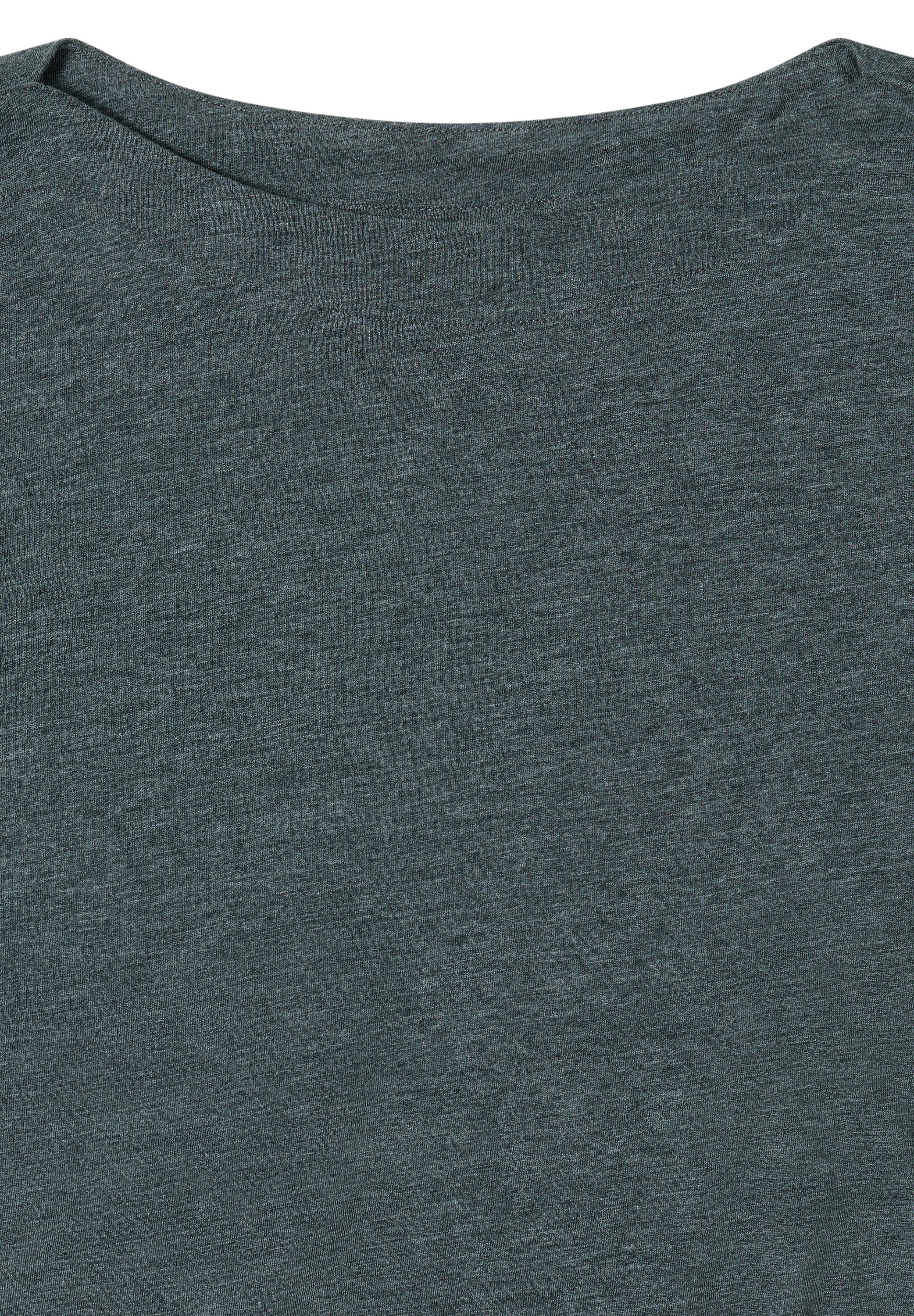 Cecil Langarmshirt im Melange Look