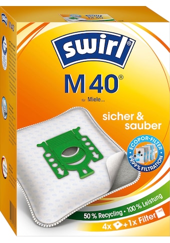 Swirl Staubsaugerbeutel »® M40« (Packung) 4v...