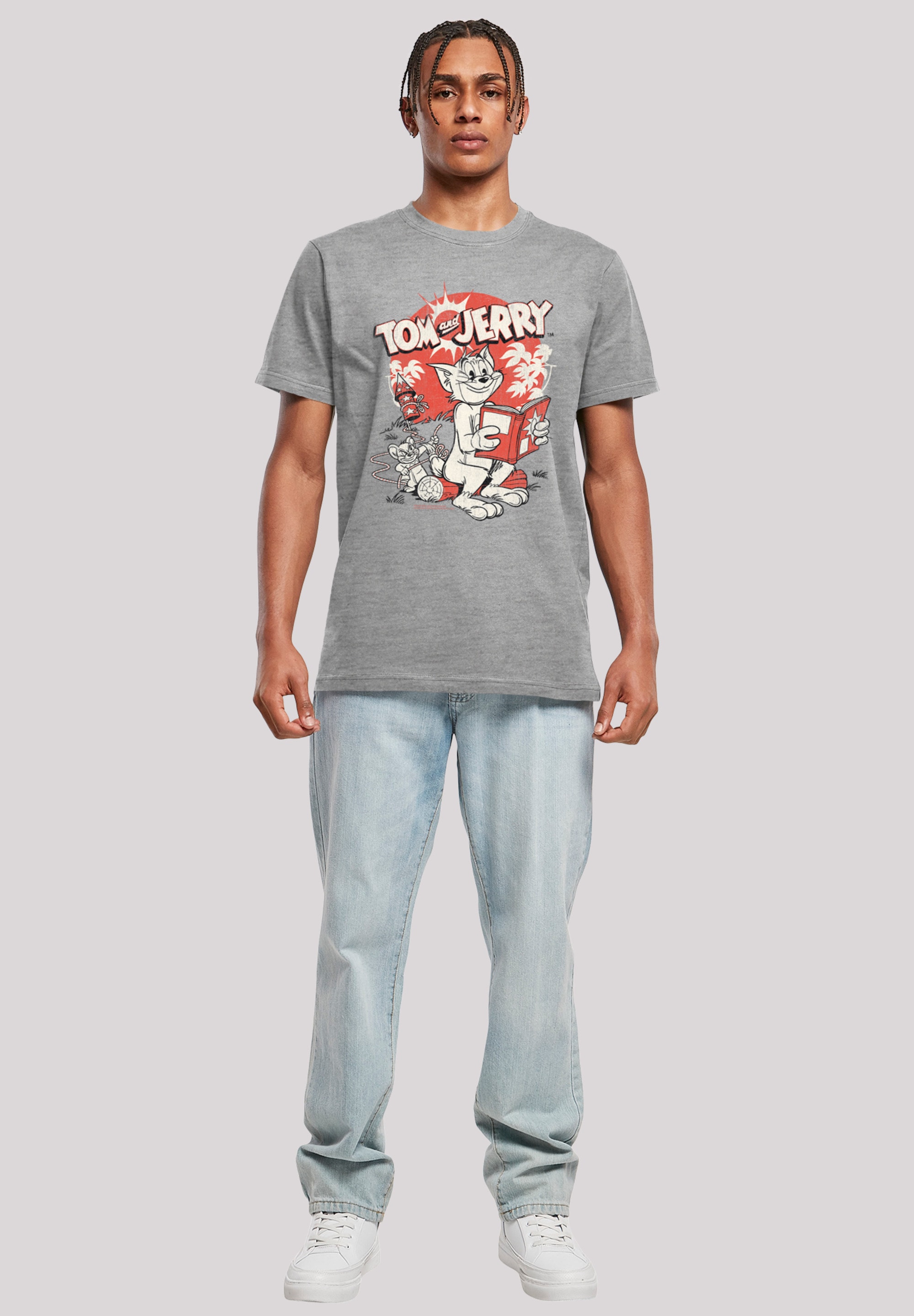 F4NT4STIC T-Shirt »Tom und Jerry Rocket Prank«, Herren,Premium Merch,Regular-Fit,Basic,Bedruckt