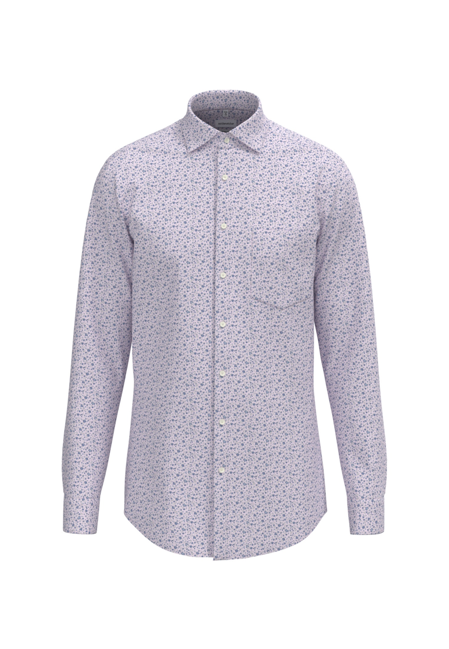seidensticker Businesshemd "Regular" Regular 1/1 Kentkragen Druck günstig online kaufen