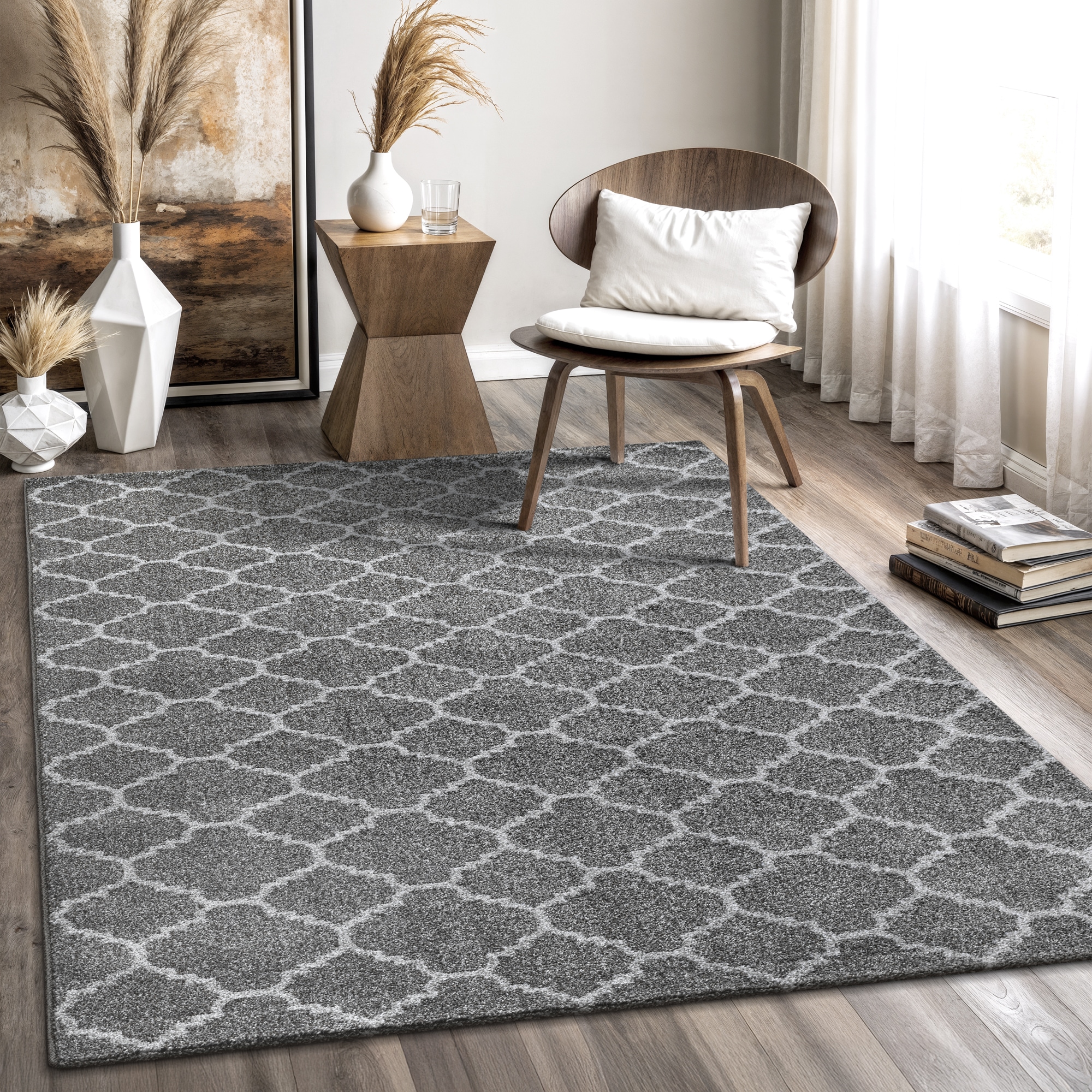Sanat Teppich "Boho 8202, auch als Läufer und in Rund" rechteckig 10 mm Höhe Kurzflor, robust, Boho, Scandic, für Fussbodenheizung geeignet