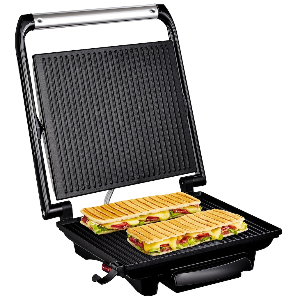 Tefal Kontaktgrill »GC241D Inicio«, 2000 W, fettarmes Grillen, gerillte Grillplatten antihaftbeschichtet, wenig Öl