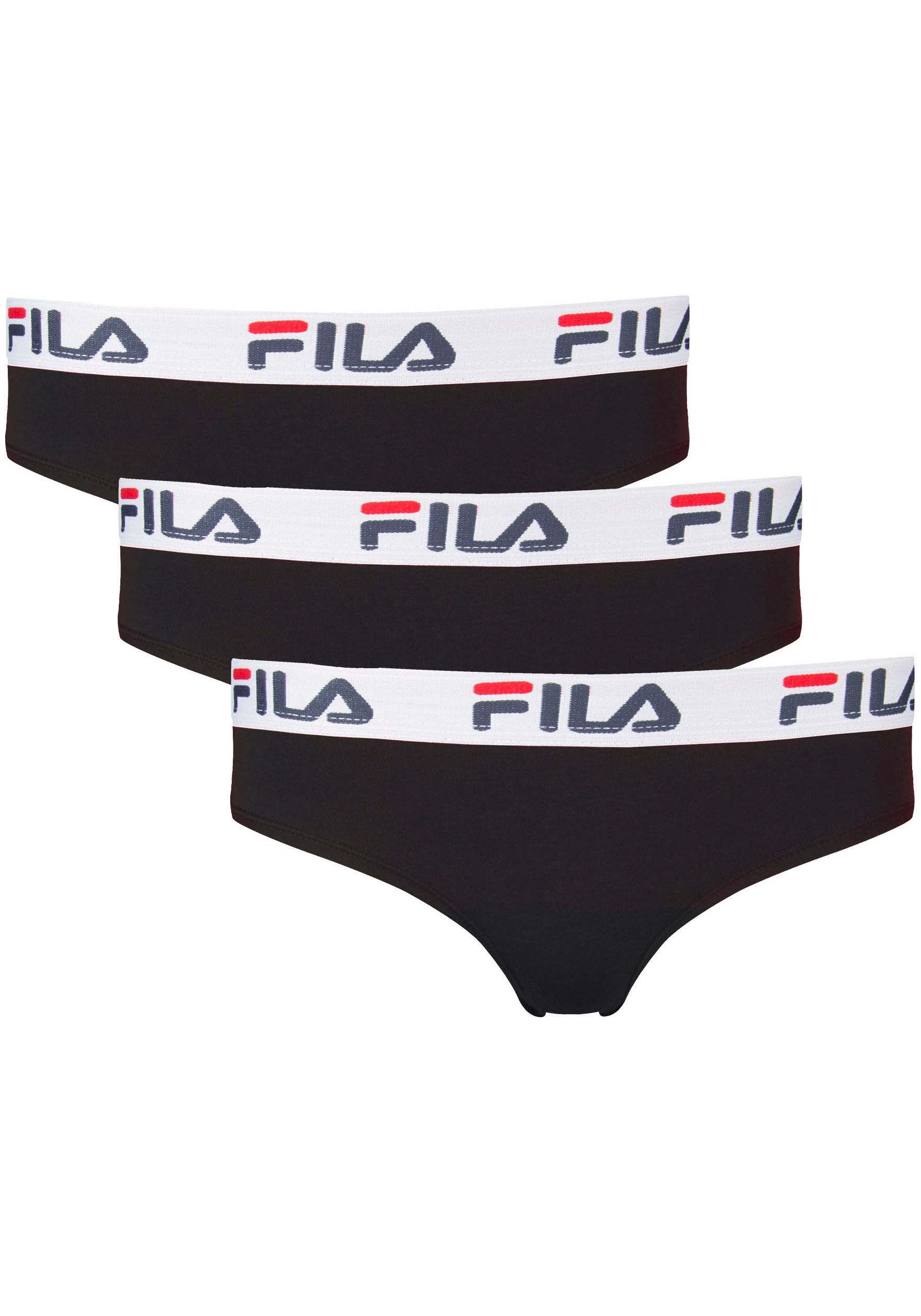 Fila Slip, (3er Pack), mit elastischem Logobund