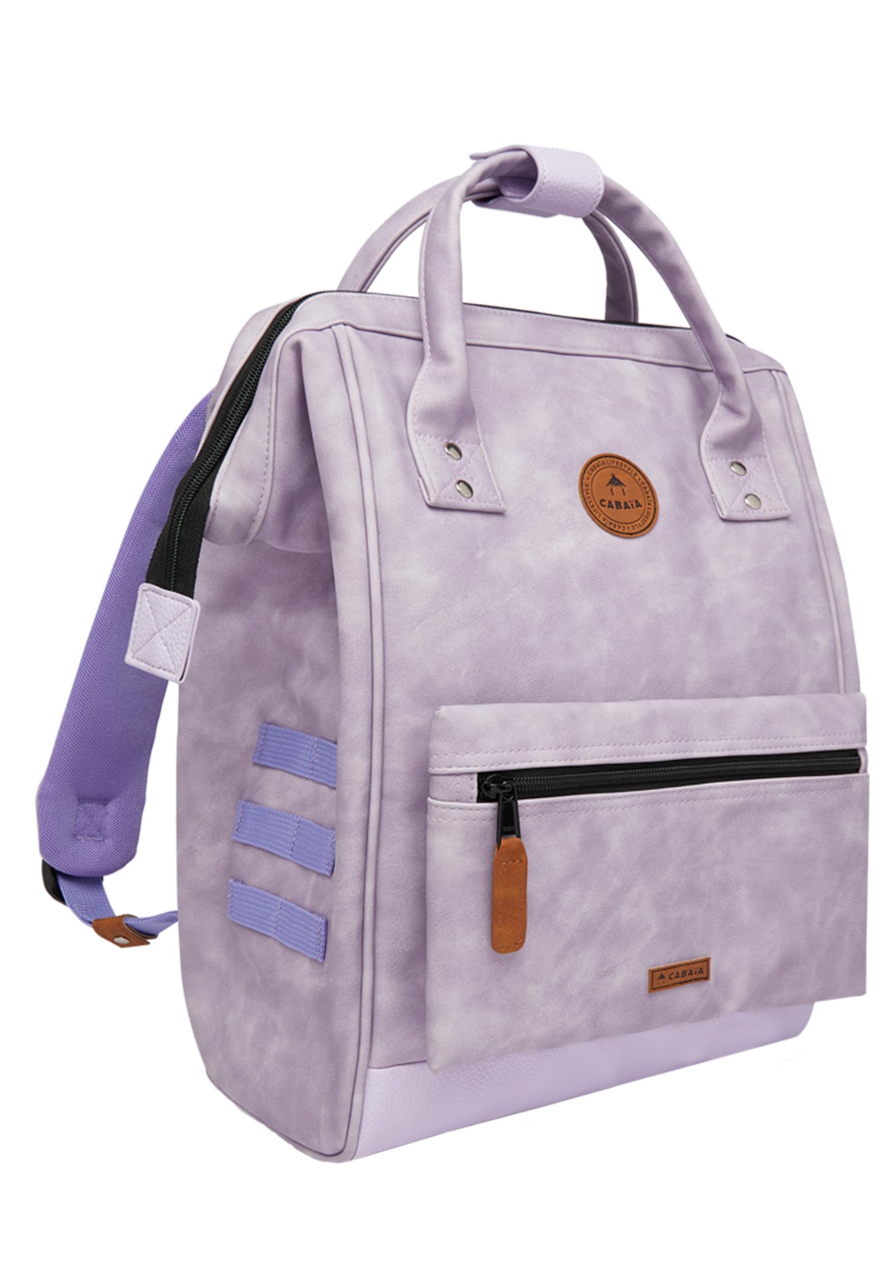 CABAIA Tagesrucksack »Adventurer M Nubuck«, Cityrucksack mit austauschbaren Vordertaschen