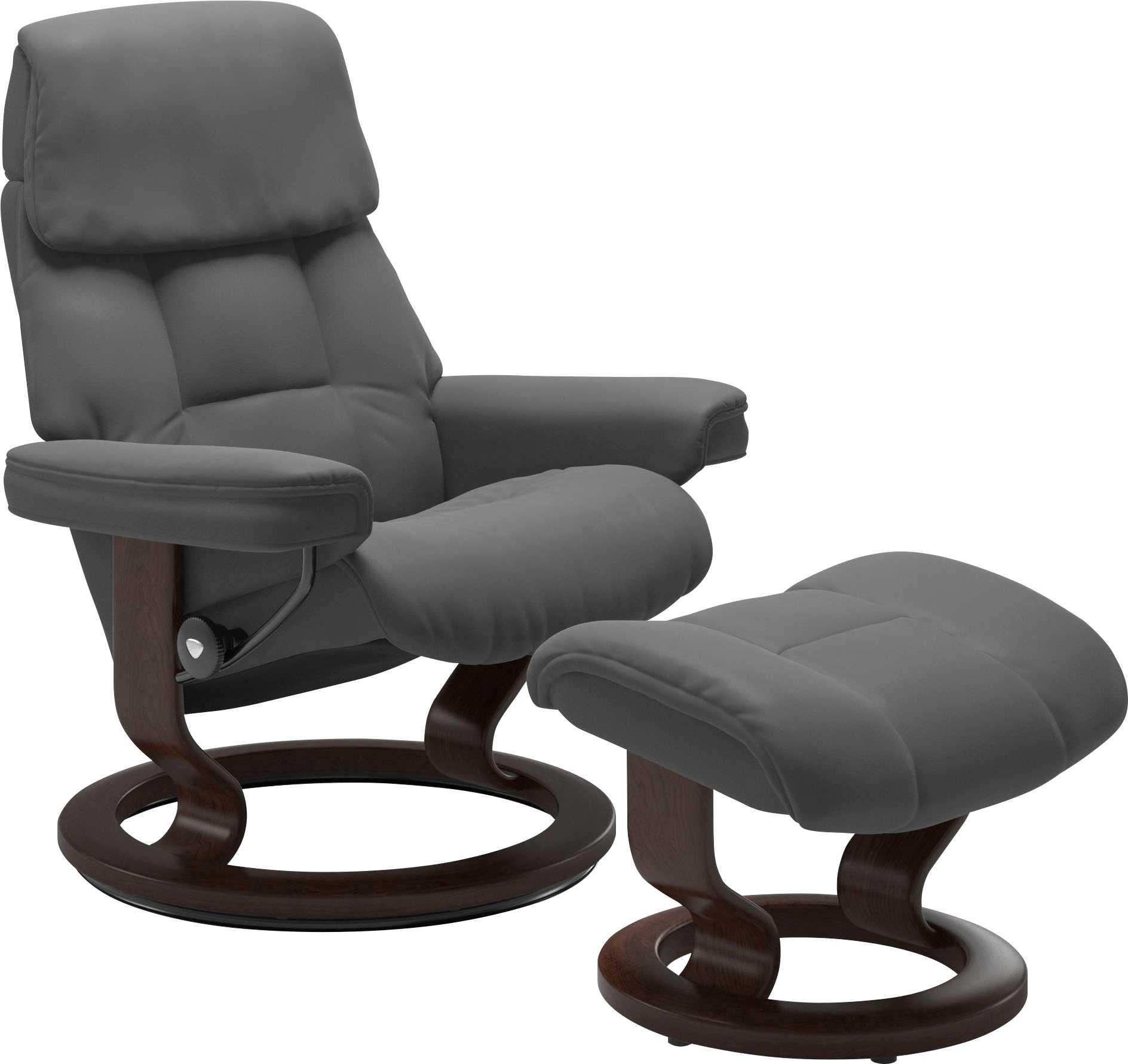 Stressless® Relaxsessel »Ruby« mit Classic Base, Größe M, Gestell Eiche, Wenge, Braun & Schwarz