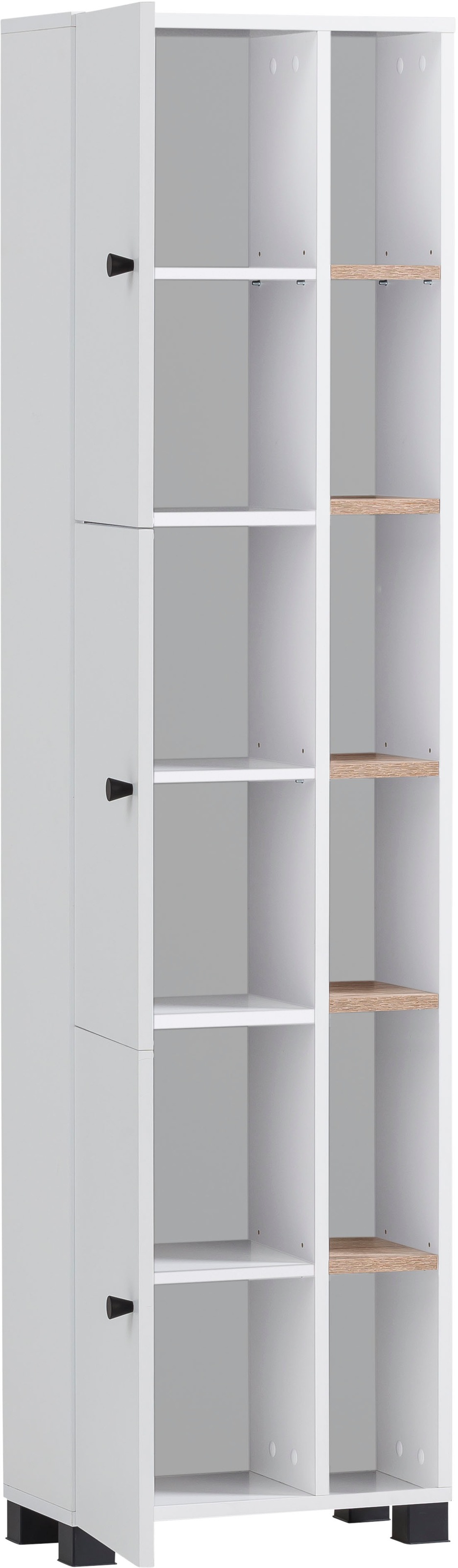 welltime Hochschrank "Balto, Breite 44 cm" Regal beidseitig montierbar günstig online kaufen