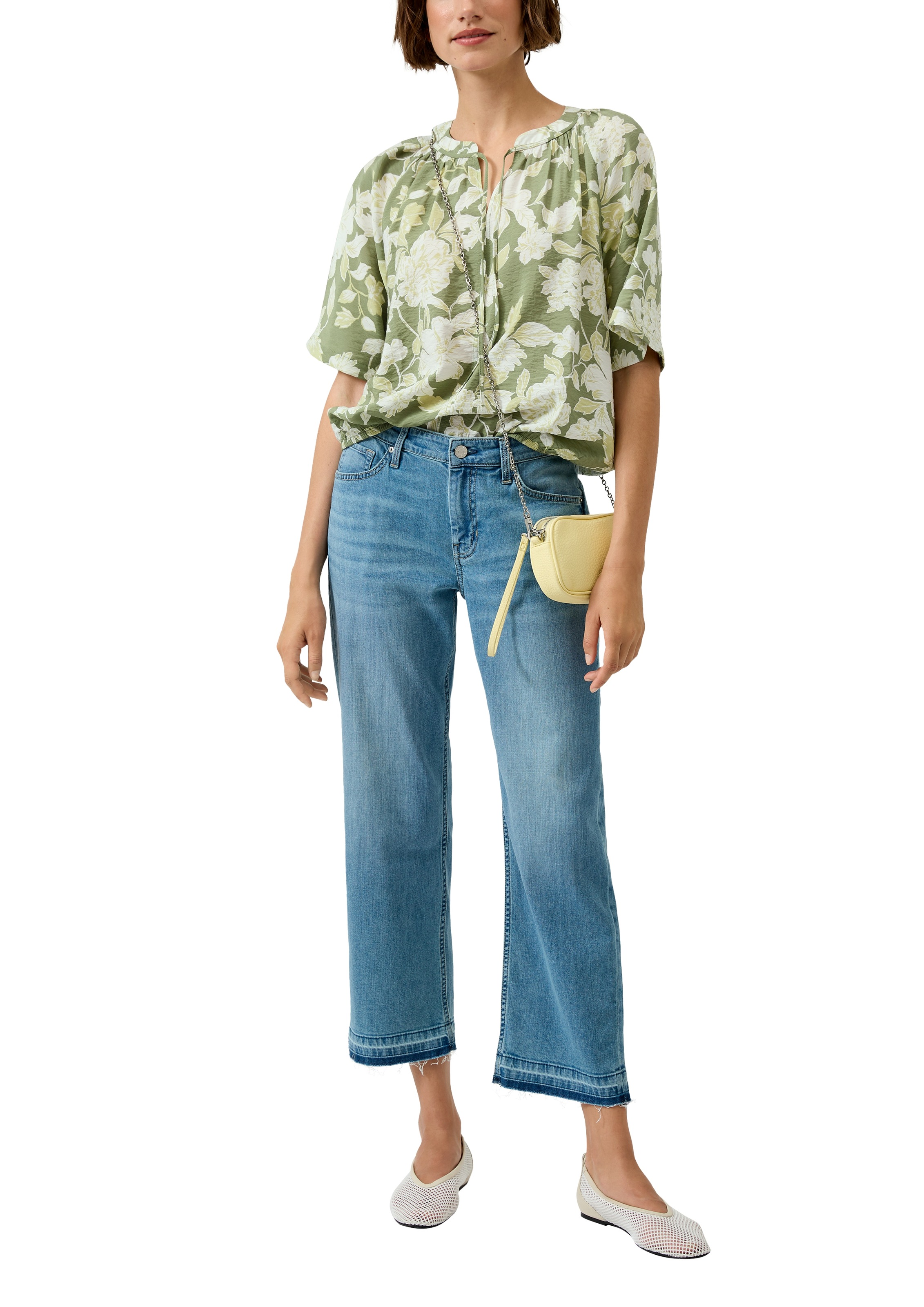 s.Oliver Damen Bluse Khaki 46 2