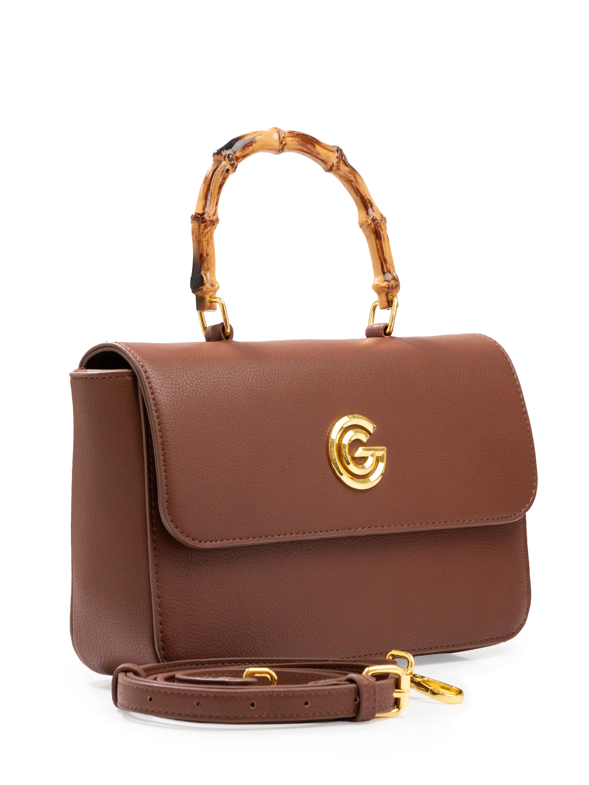GABRIELLA G By Gabriella Gucci Handtasche "AGATHA" Damen Henkeltasche, Schultertasche, Umhängetasche mit Logoapplikation