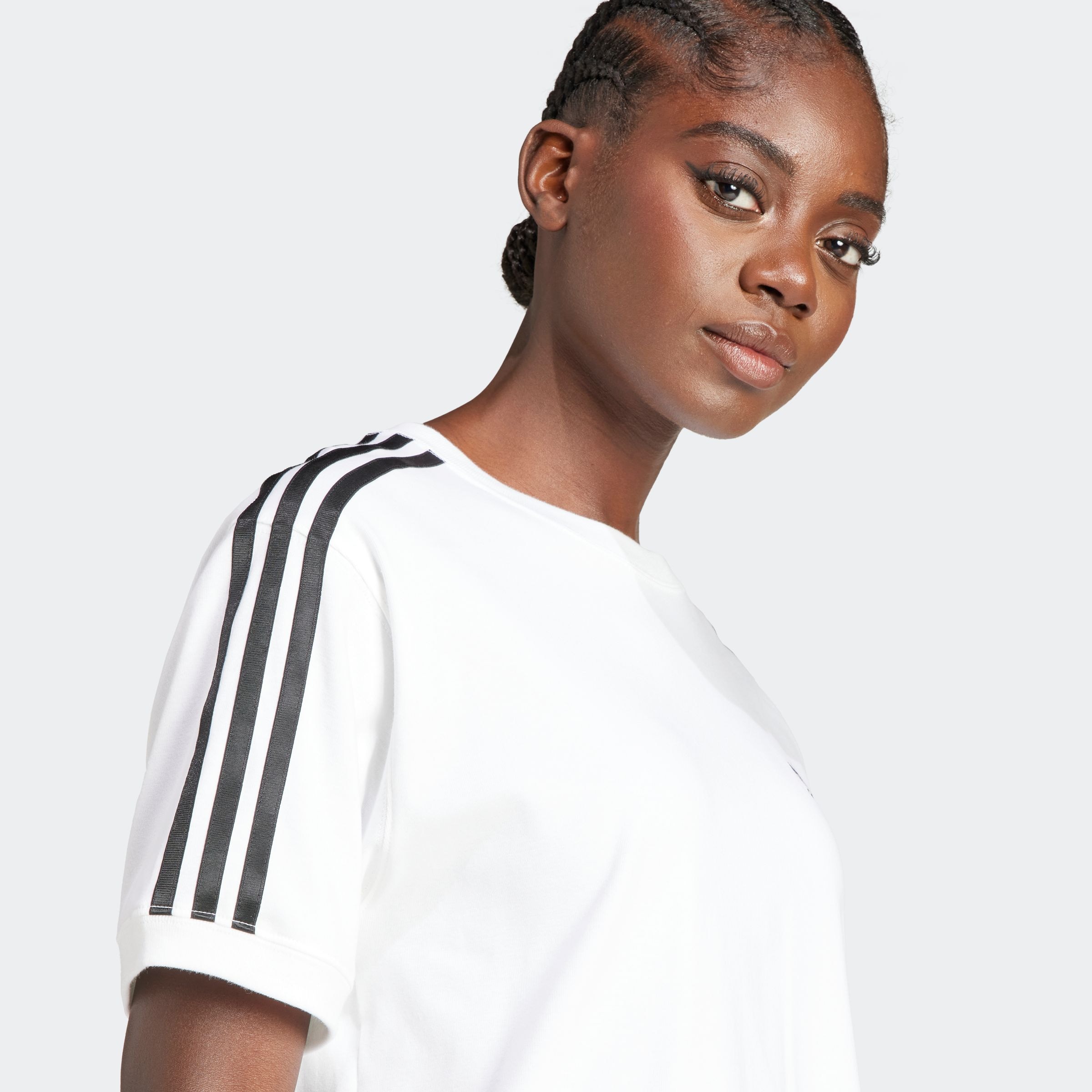 adidas Originals T-Shirt »3 STRIPE TEE«, drei Streifen Shirt mit Trefoil Logo