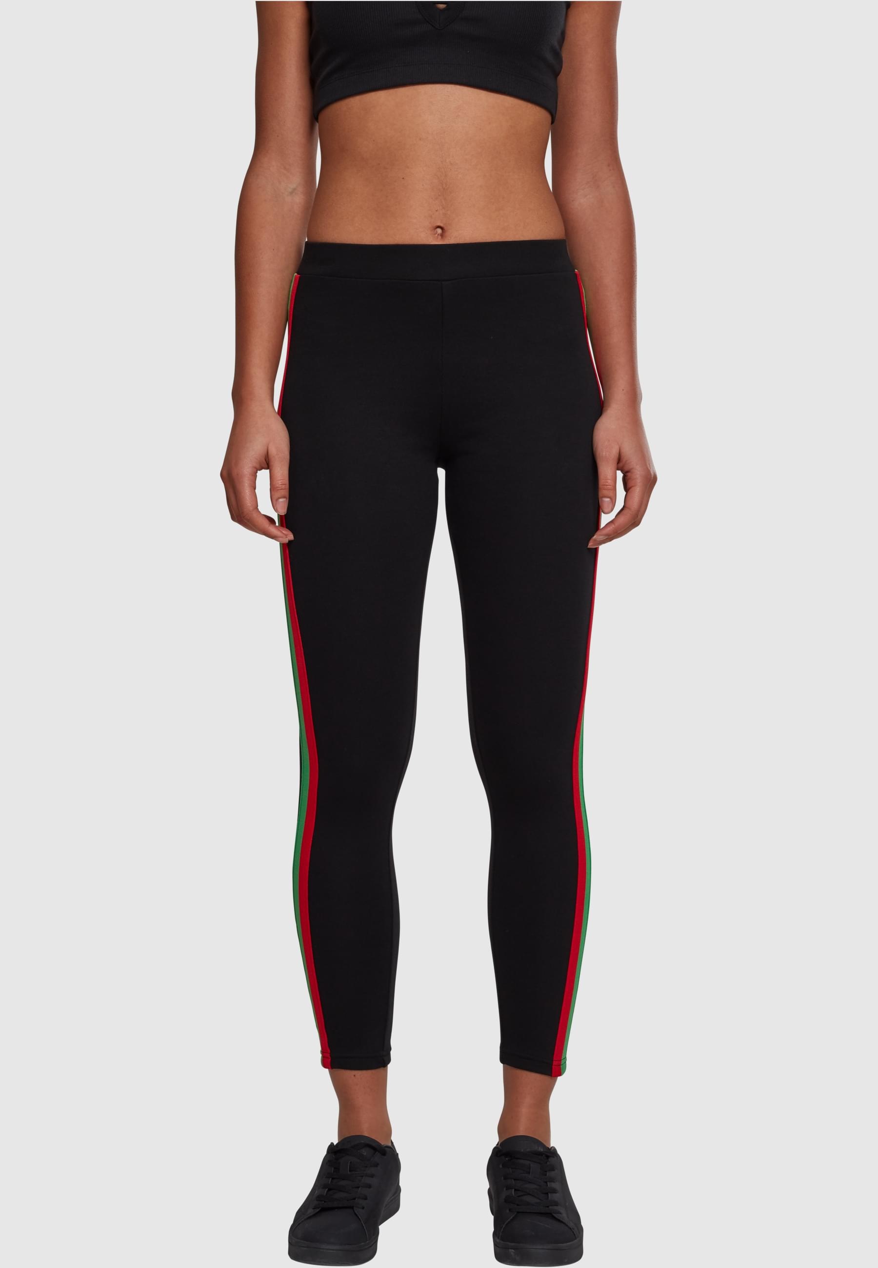 URBAN CLASSICS Leggings »Urban Classics Damen Ladies 3-Tone Tape Leggings«, (1 tlg.)