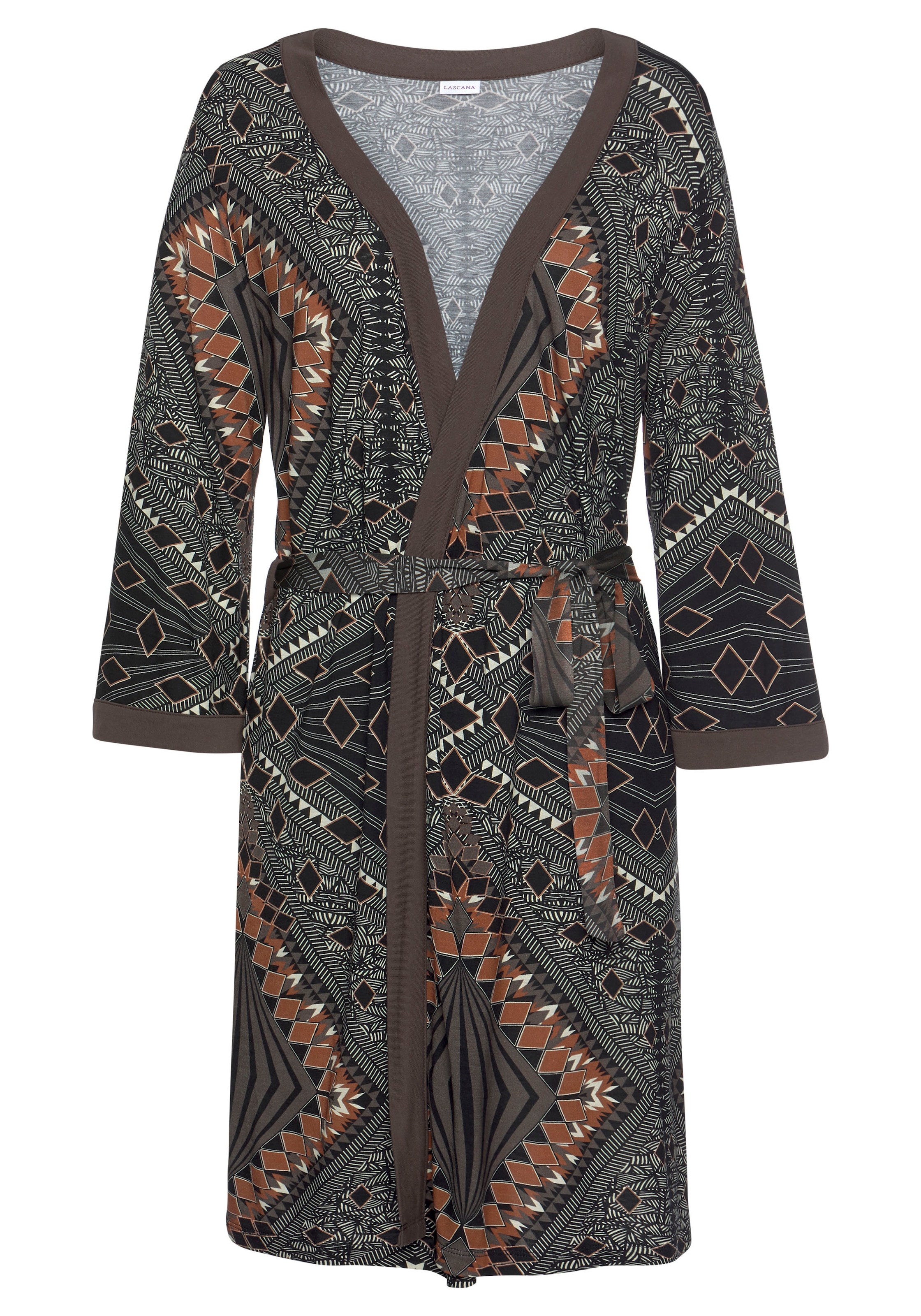 Kimono, BAUR mit Bindegürtel kaufen | LASCANA