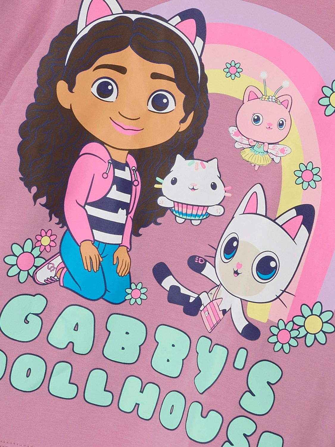 Name It Schlafanzug »NMFSABA GABBY LS NIGHTSET NOOS SKY«, (Set, 2 tlg.)