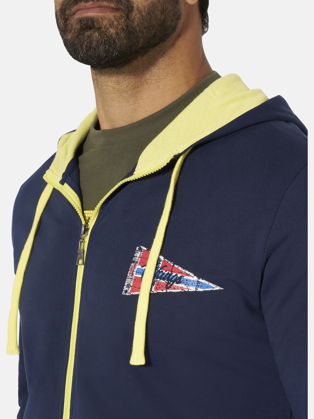 Jan Vanderstorm Kapuzensweatjacke »Sweatjacke JABBE«