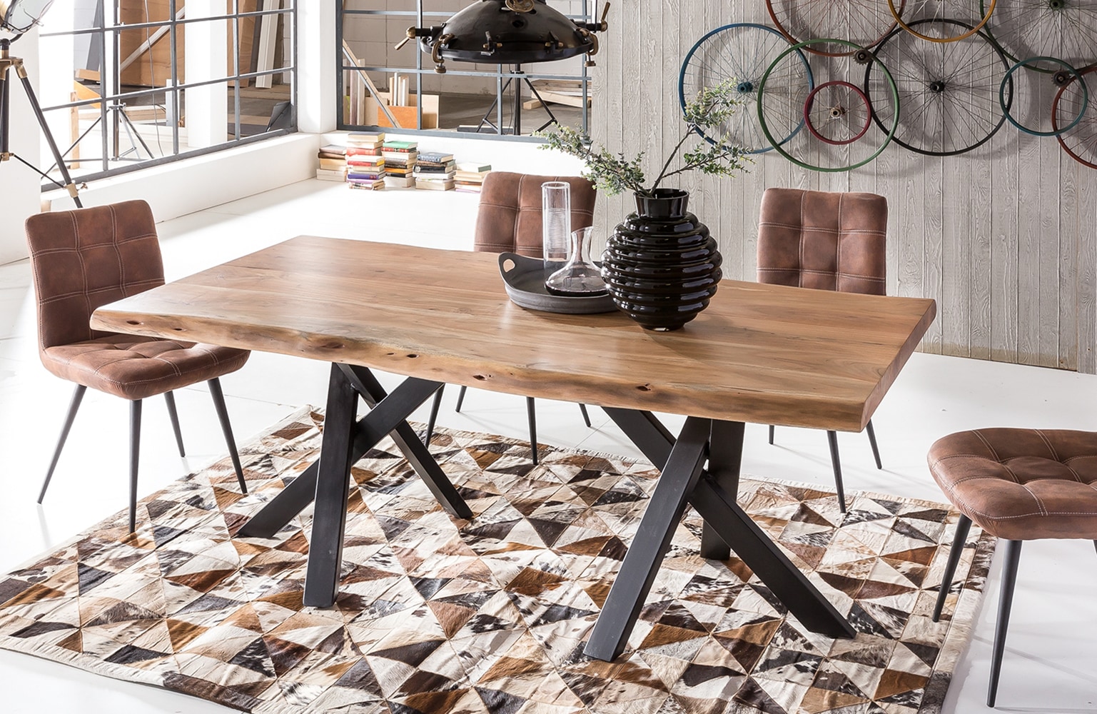 SIT Tischbein, (1 St.), extravagante Formen