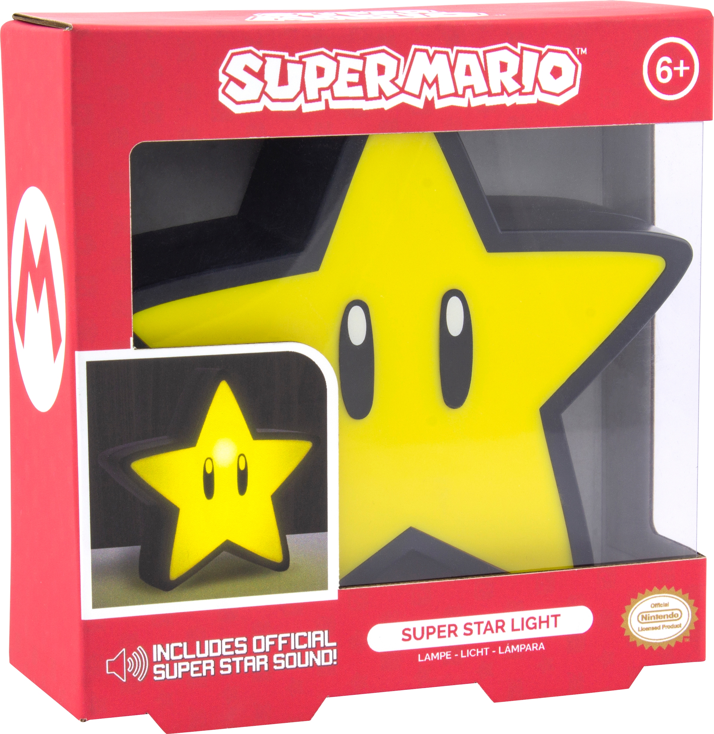 Paladone Dekolicht »Super Mario Super Star žibi...