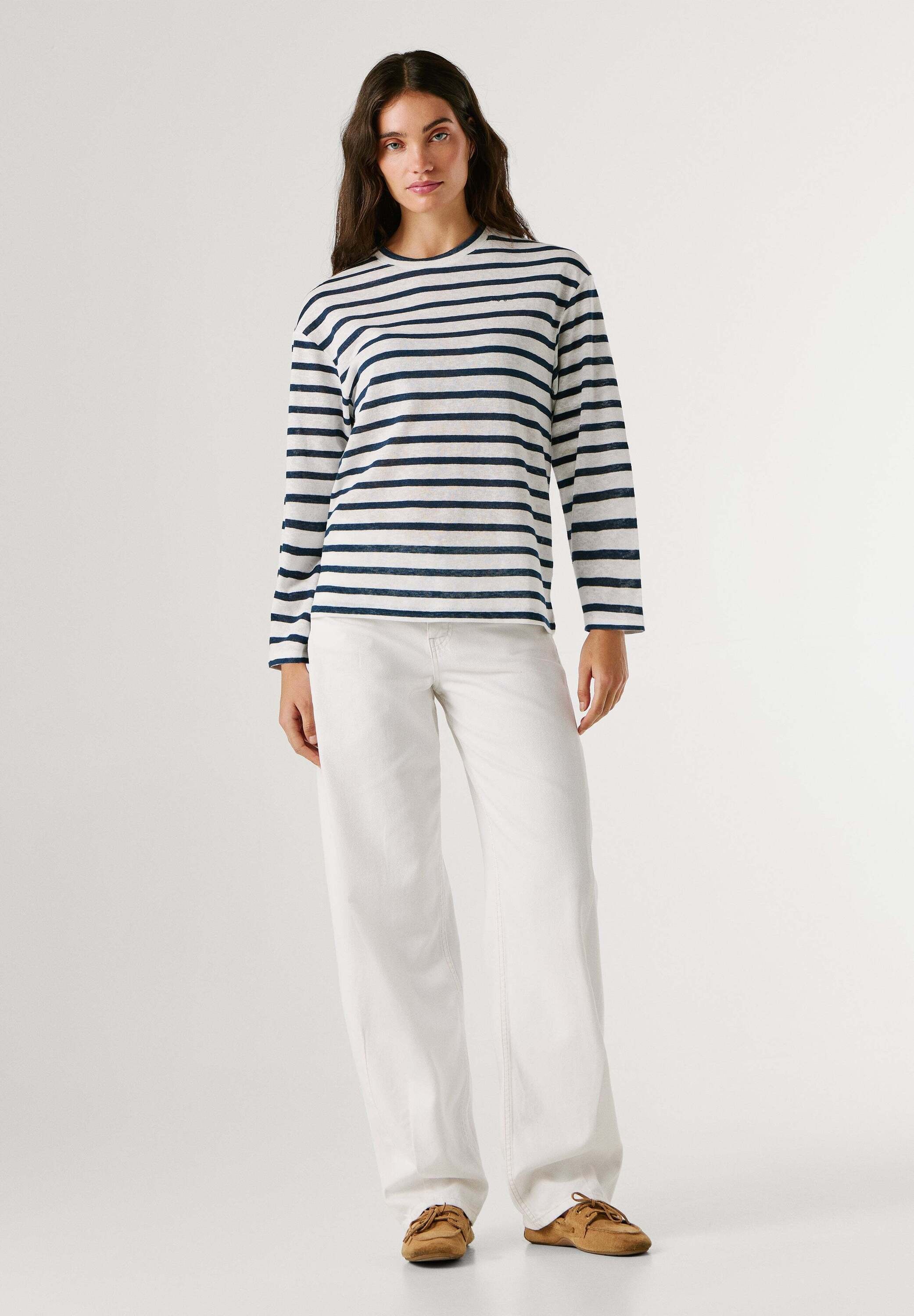 Pepe Jeans T-Shirt »basic t-shirt MARLEN STRIPED«