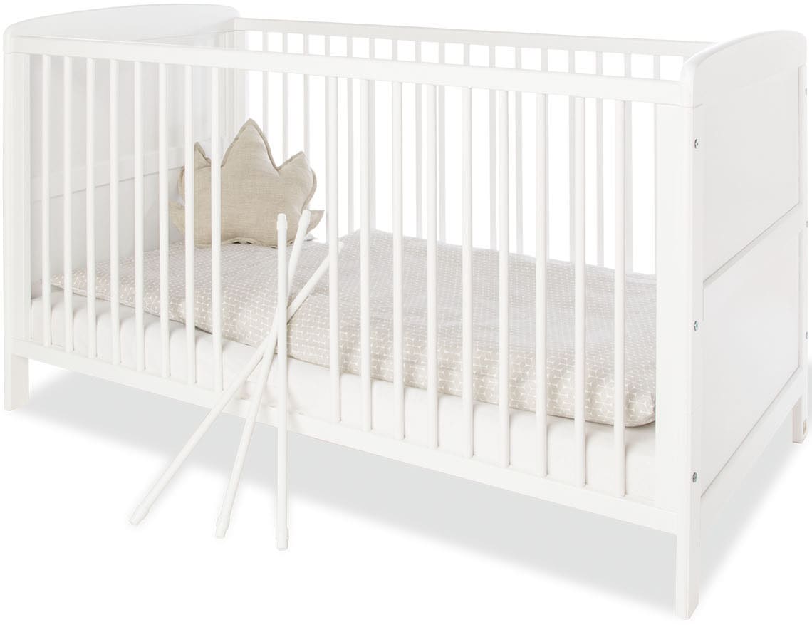 Pinolino® Babymöbel-Set »Viktoria«, (Spar-Set, 2 St., Kinderbett, Wickelkommode), Made in Europe; mit Kinderbett und Wickelkommode