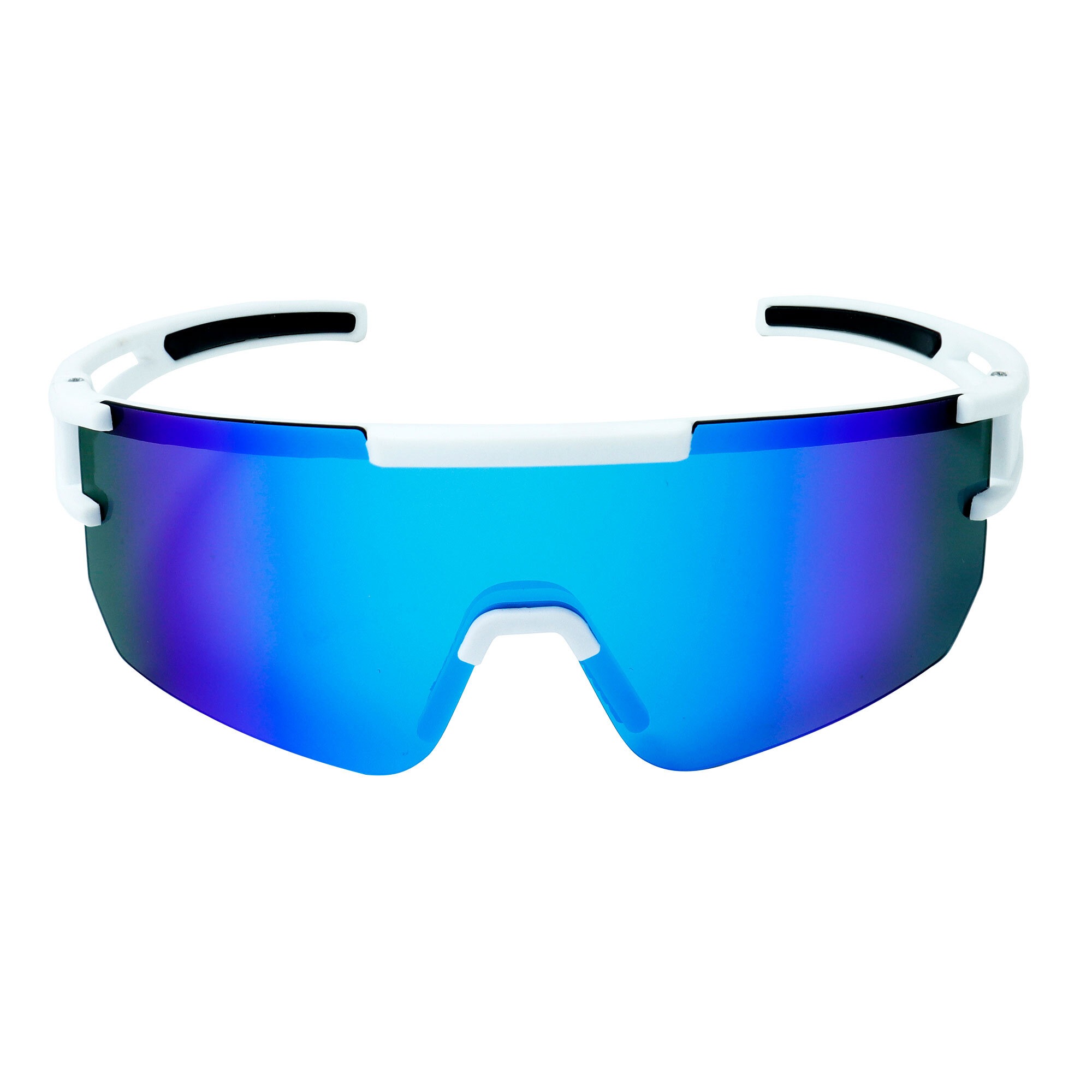 YEAZ Sportbrille »Sport-Sonnenbrille Bright White/Blue SUNSPARK«