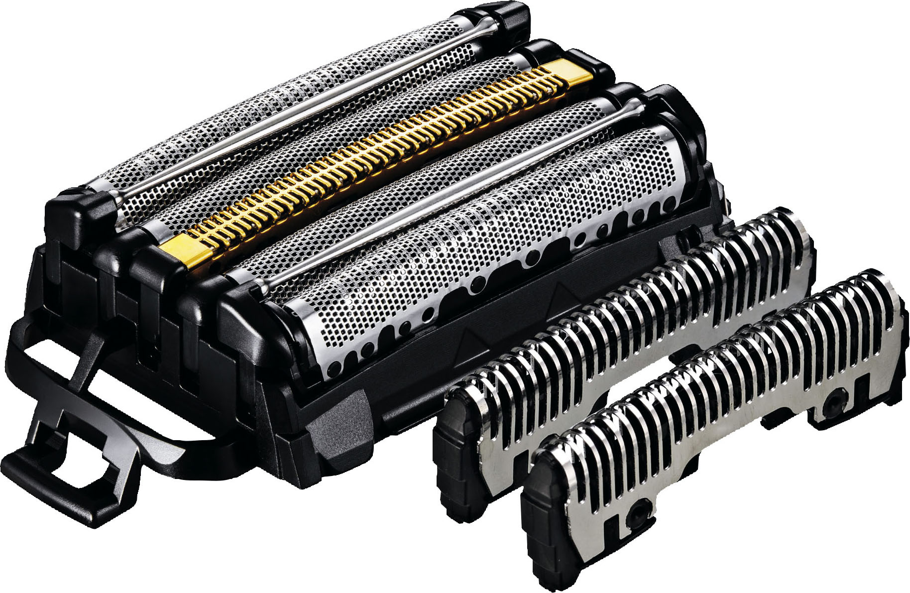 PANASONIC Herren Ersatzscherteile "WES9040Y1361", schwarz, Edelstahl, Kunststoff, Scherköpfe, Nass/Trocken