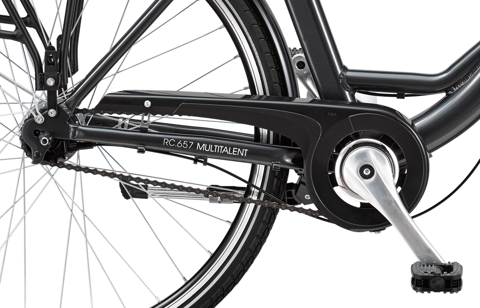 Telefunken E-Bike »Multitalent RC657«, 7 Gang, Shimano, Nexus, Frontmotor 250 W, Pedelec, Elektrofahrrad für Damen u. Herren