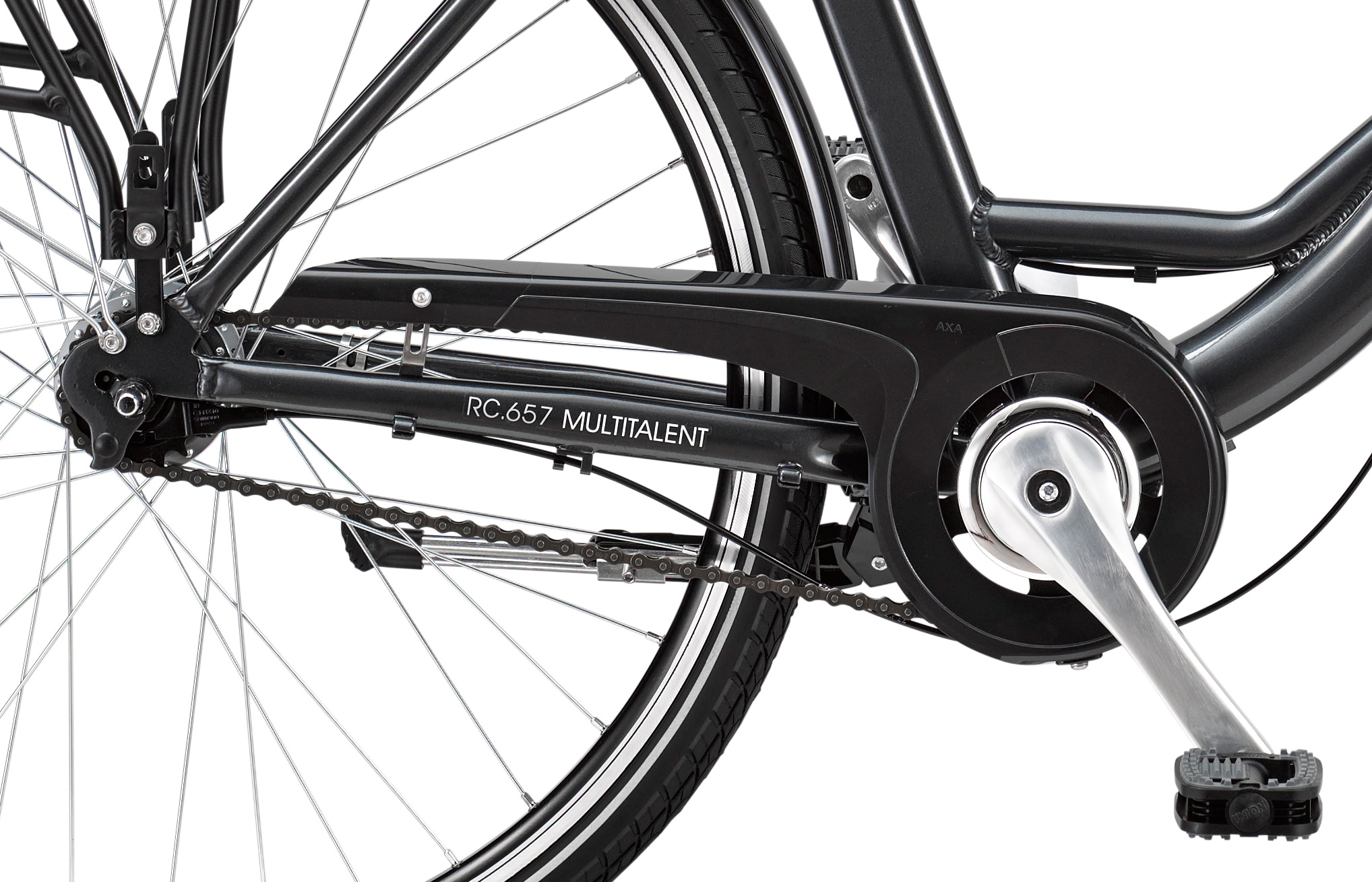 Telefunken E-Bike »RC657 Multitalent«, 7 Gang, Shimano, Nexus, Frontmotor 250 W