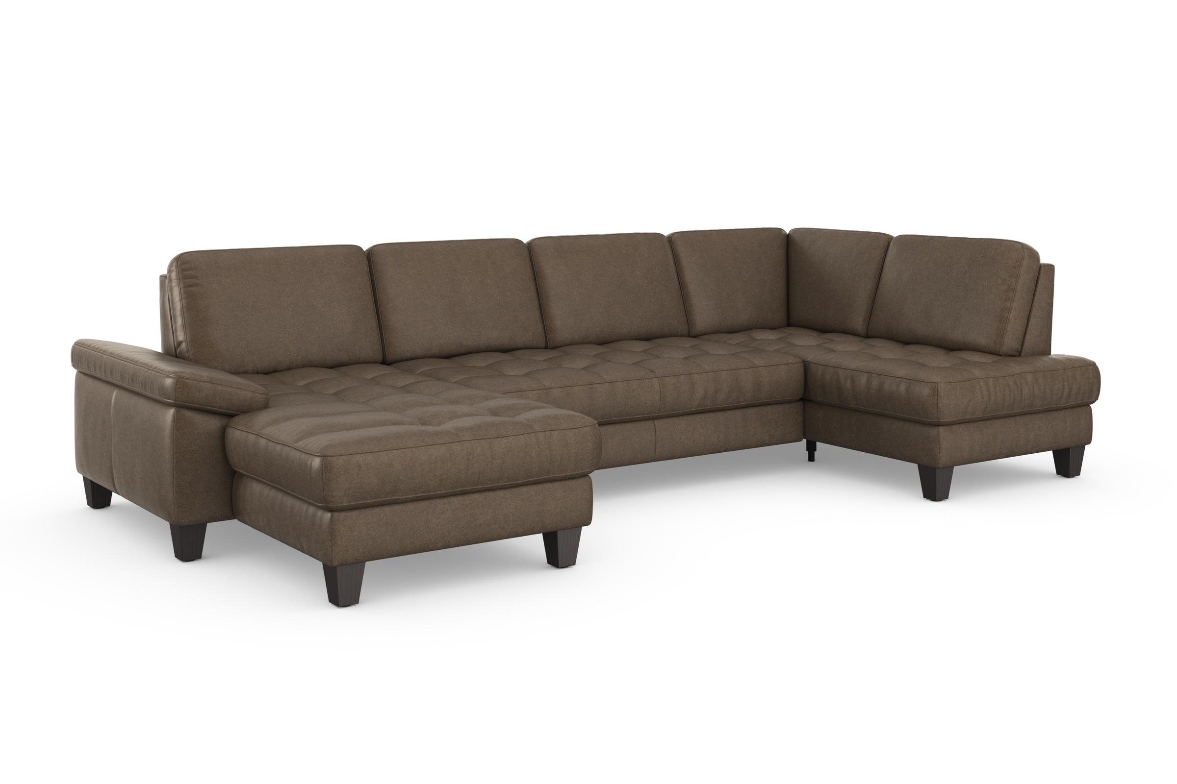 sit&more Wohnlandschaft »Westham U-Form«, wahlweise mit Bettfunktion, Bettkasten, Sitztiefenverstellung