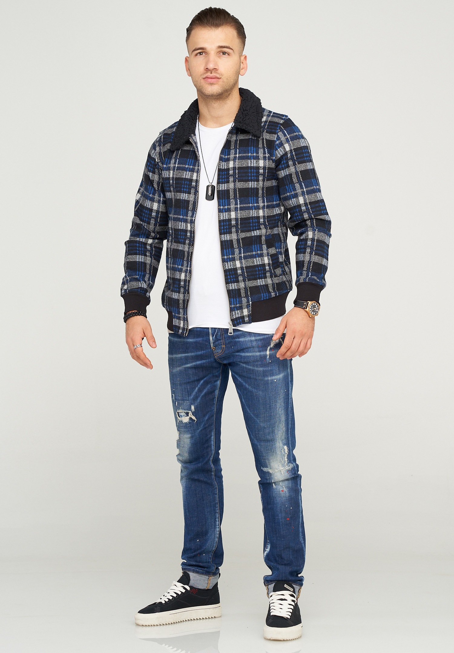 2Y Premium Outdoorjacke »LIJAN«, mit Teddyfell-Kragen