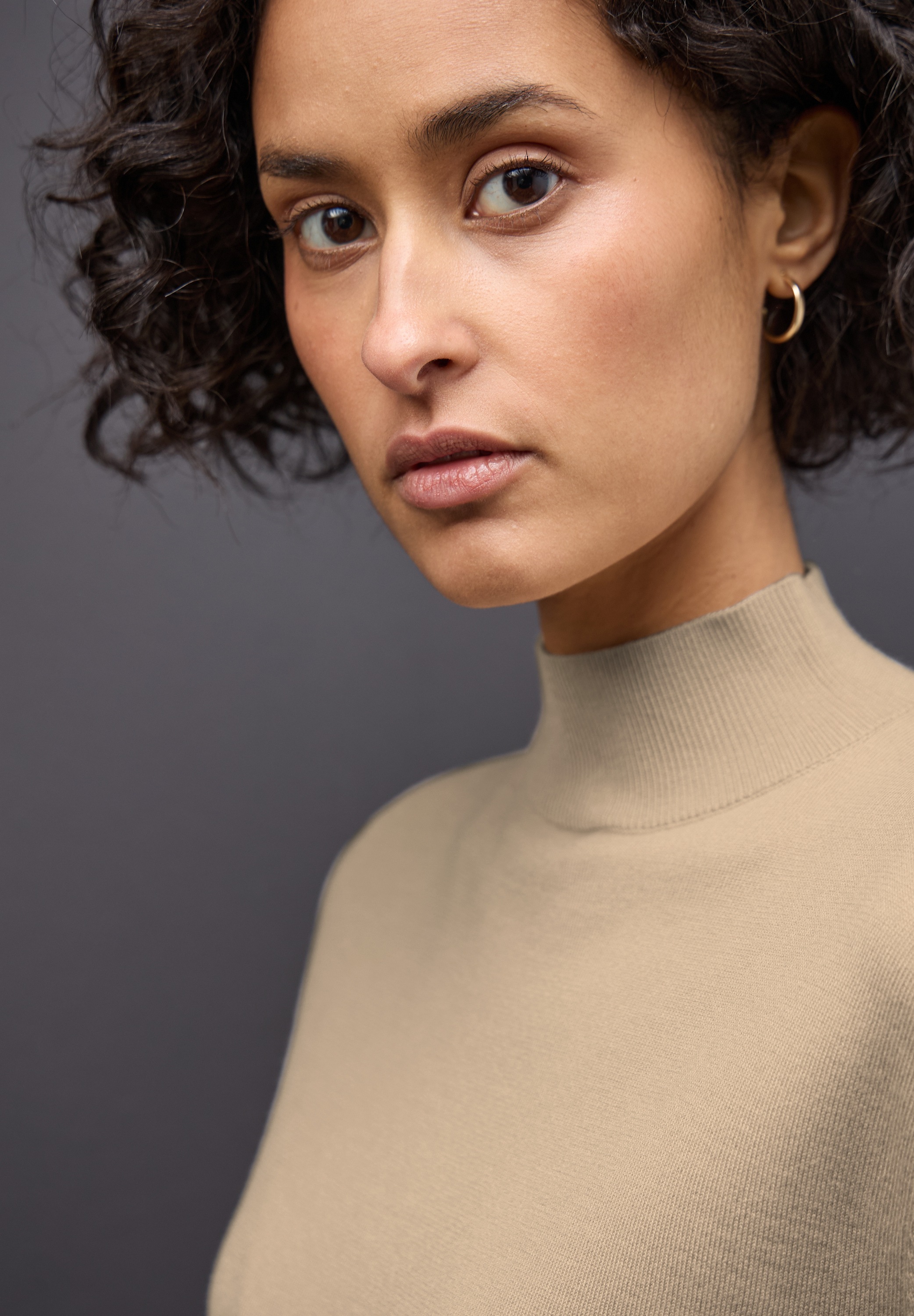 Thumbnail - STREET ONE Stehkragenpullover mit Turtleneck