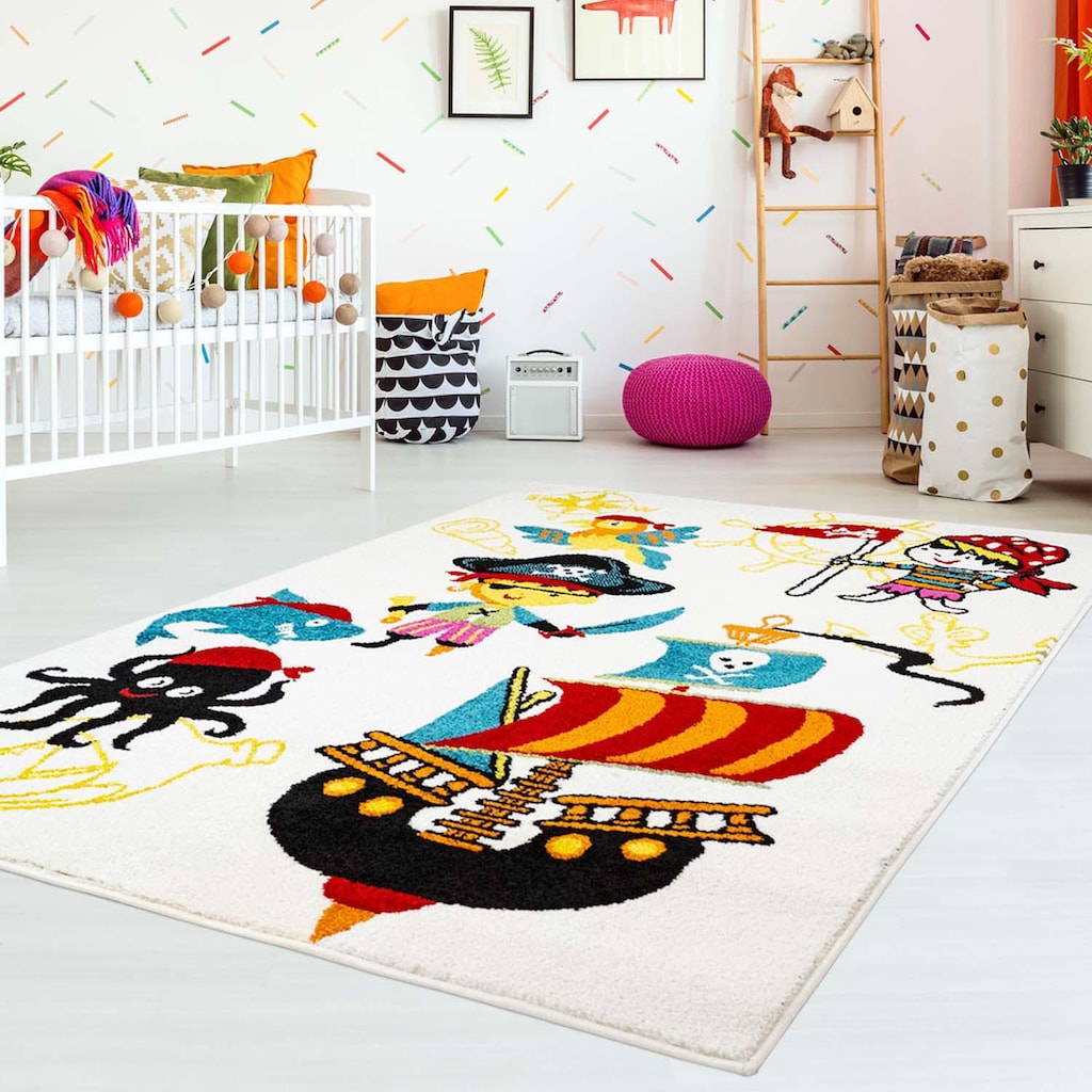 Carpet City Kinderteppich »Moda Kids 1518«, rechteckig