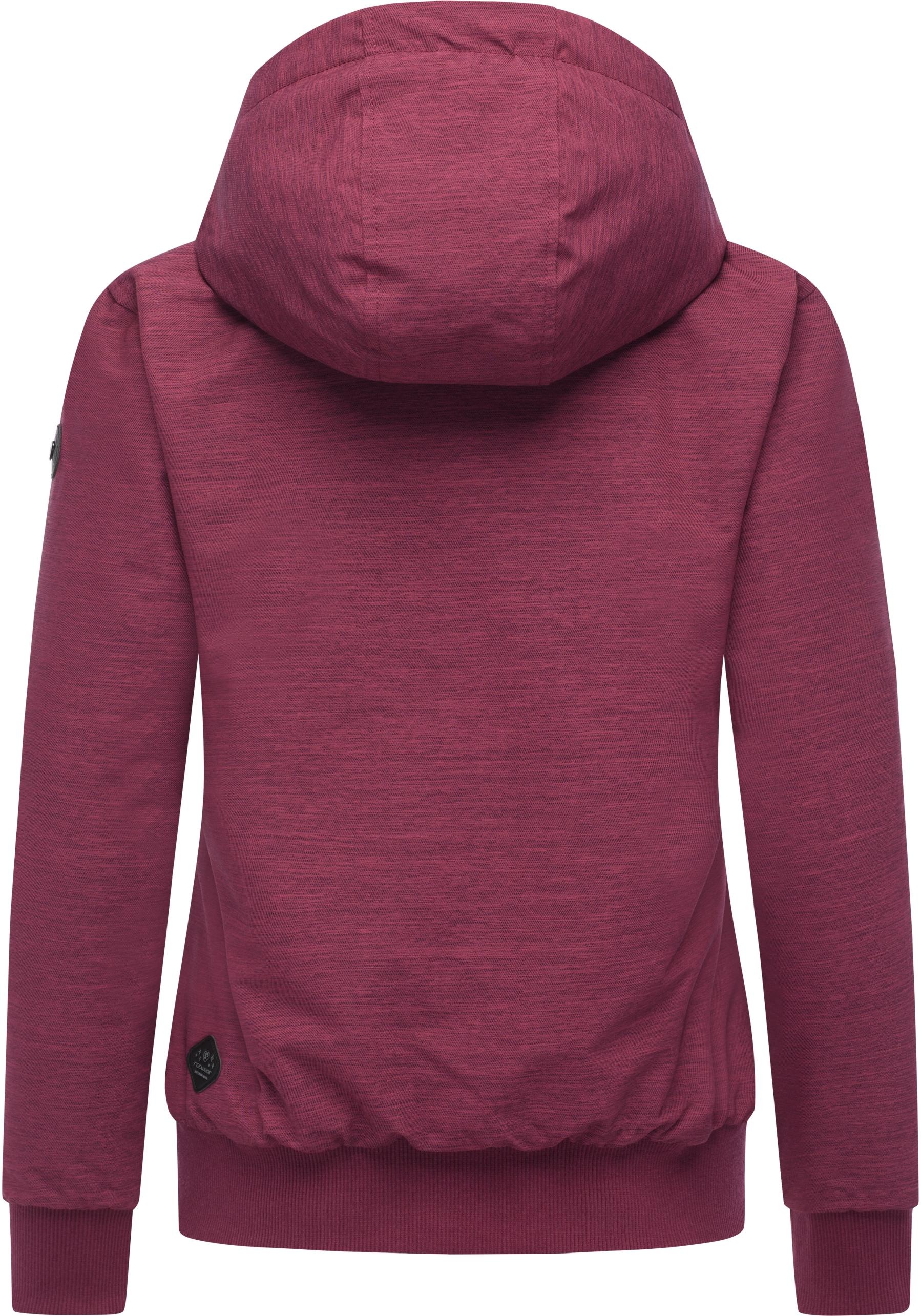 Winterjacke RAGWEAR "Nuggie Melange", Damen, Gr. L (40), weinrot, Obermaterial: 100% Polyester; Innenfutter: 100% Polyester; Wattierung: 100% Polyester, figurumspielend hüftbedeckend, hoch geschlossener Ausschnitt, Ärmel ohne Ärmelschlitz Rippstrickbündch 2